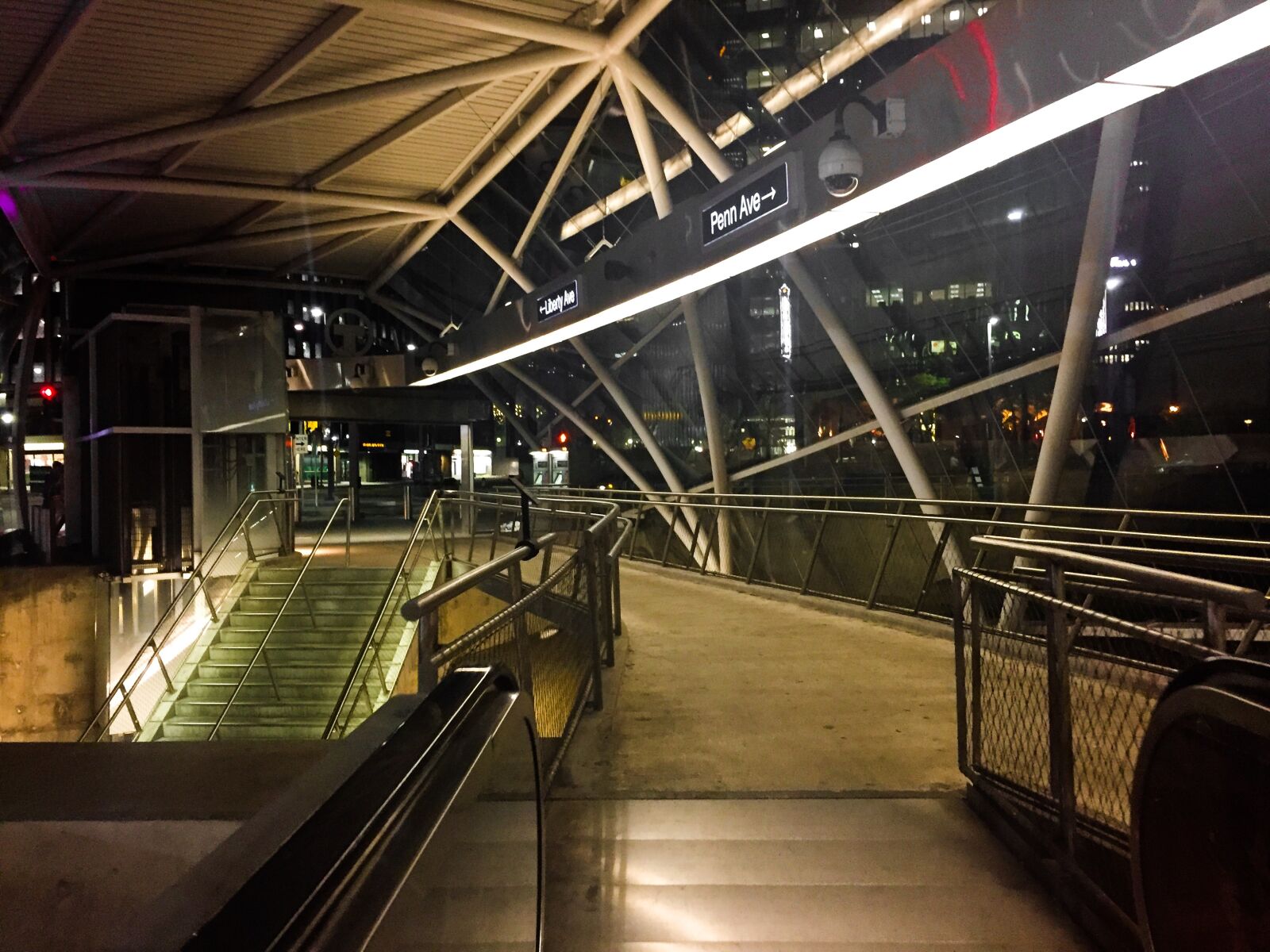 Apple iPhone 6 sample photo. City, dark, glass, lights photography