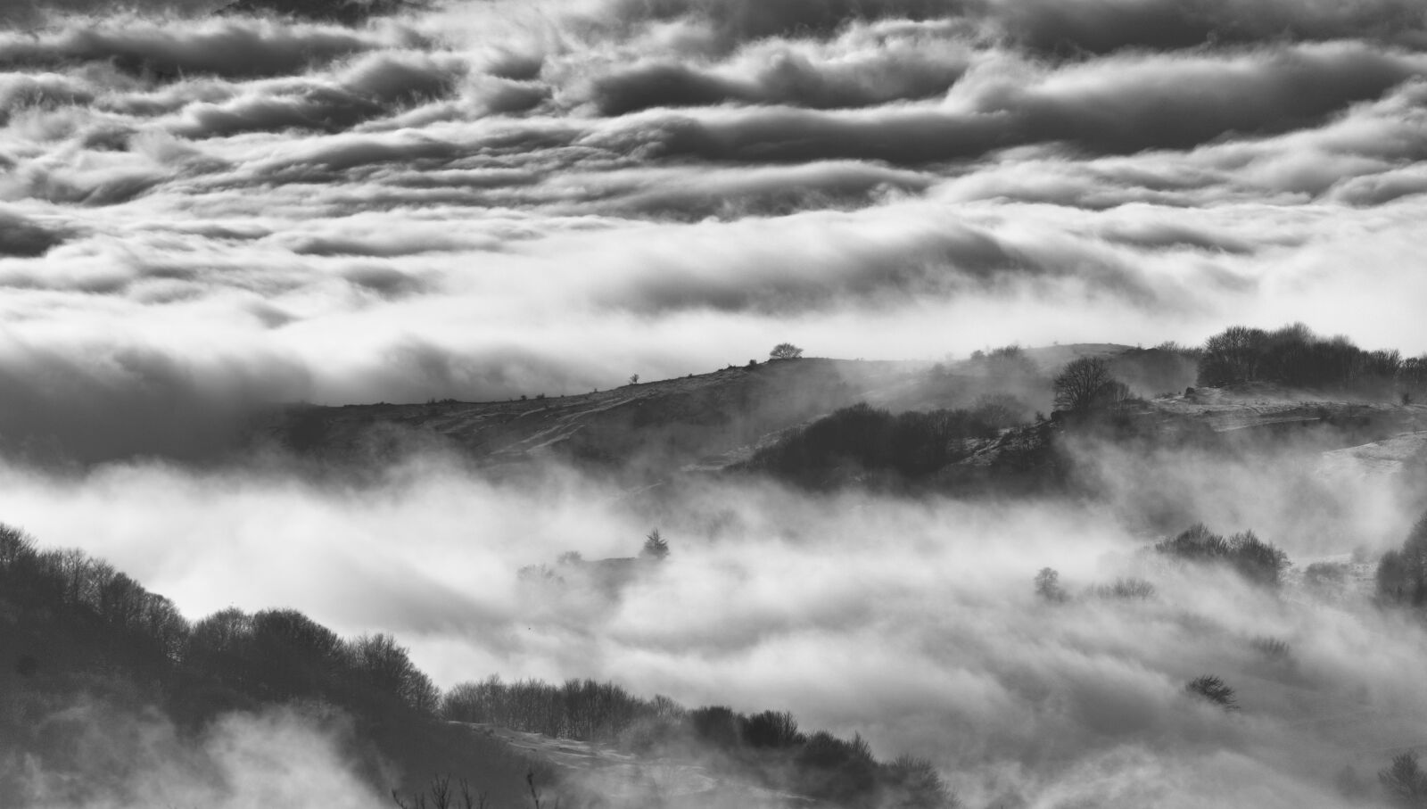 Nikon D7200 sample photo. Fog, hills, mountain photography