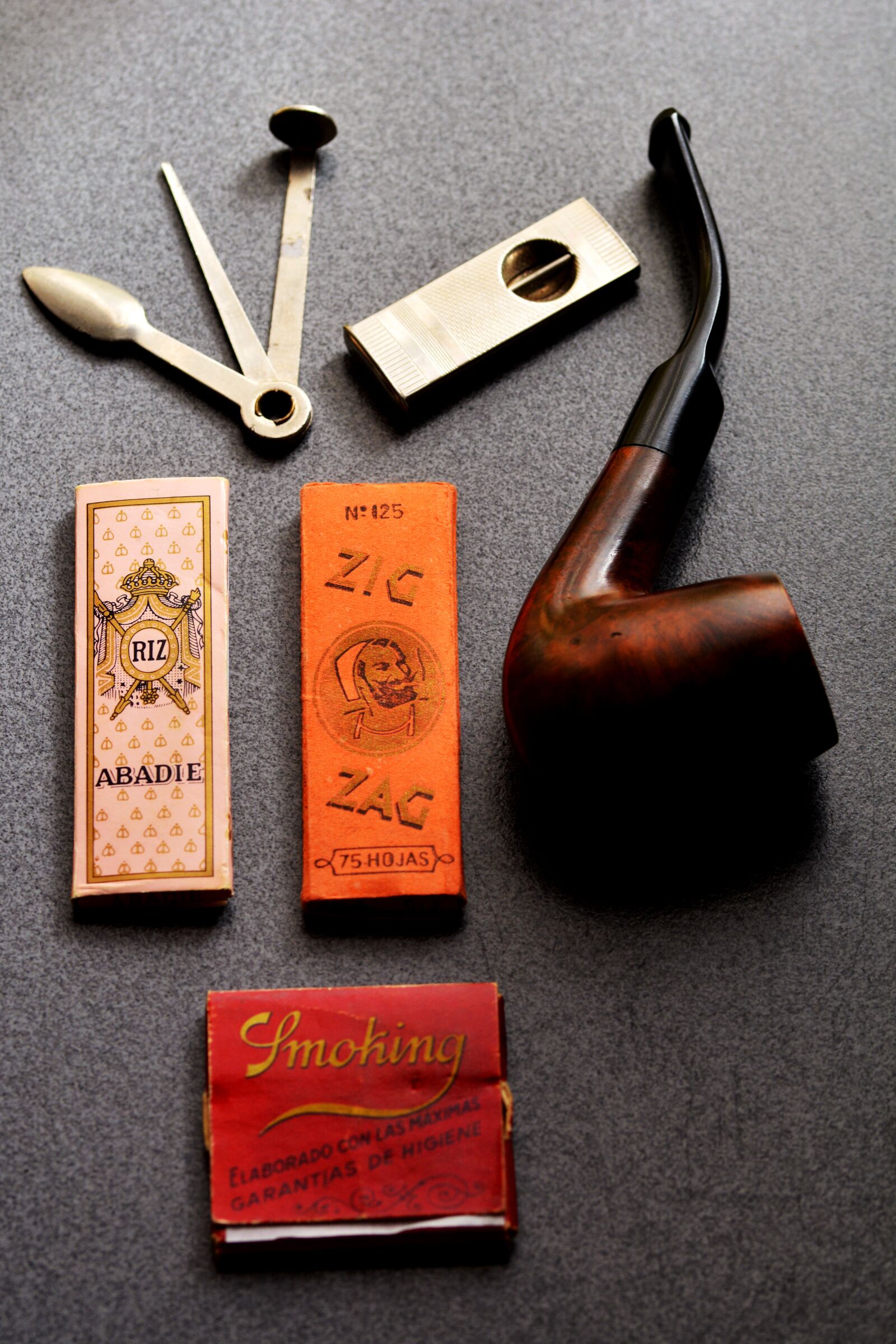 Nikon D5200 sample photo. Pipe, smoking paper, smoking photography