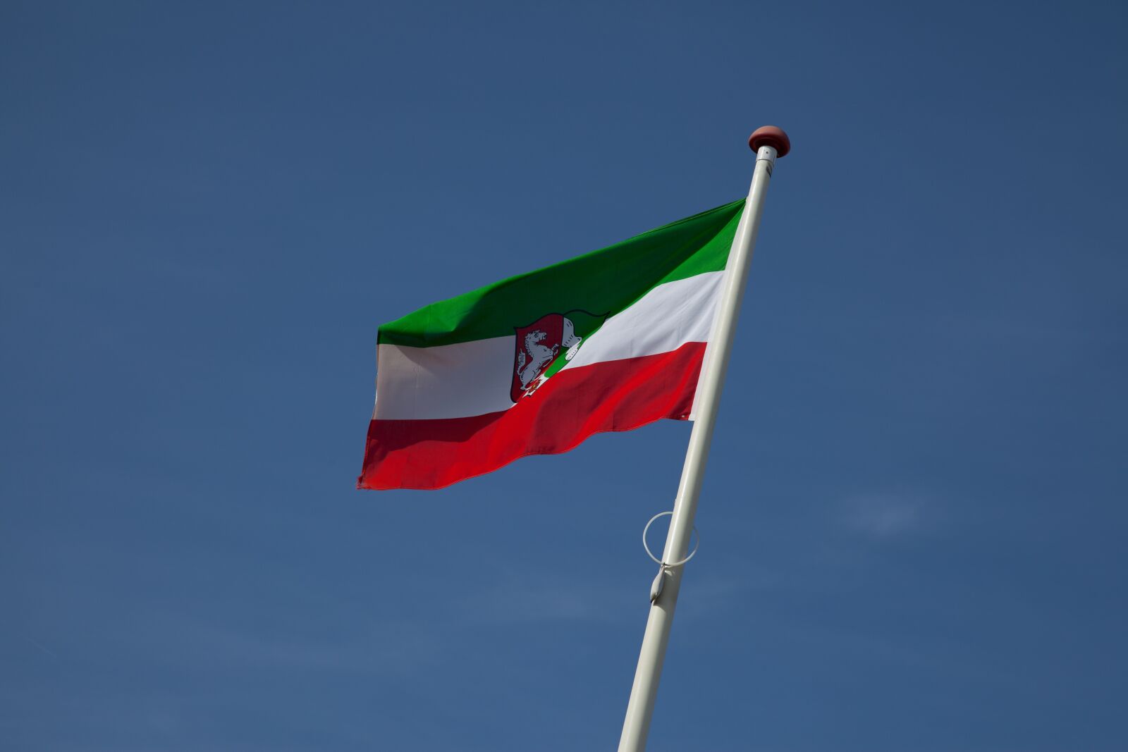 Canon EOS 5D Mark II sample photo. Flag, north rhine westphalia photography