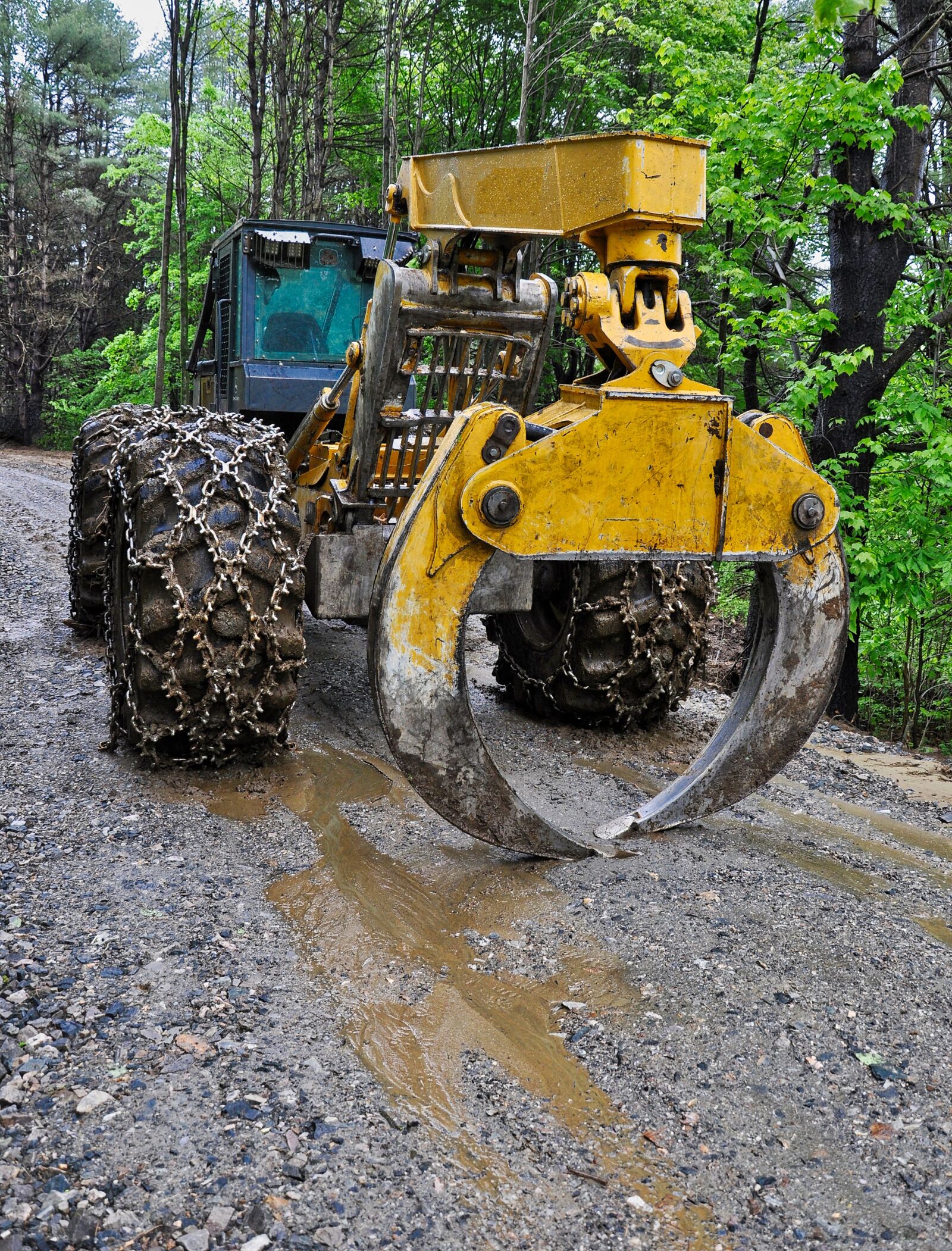 Nikon D90 sample photo. Log mover, tree mover photography