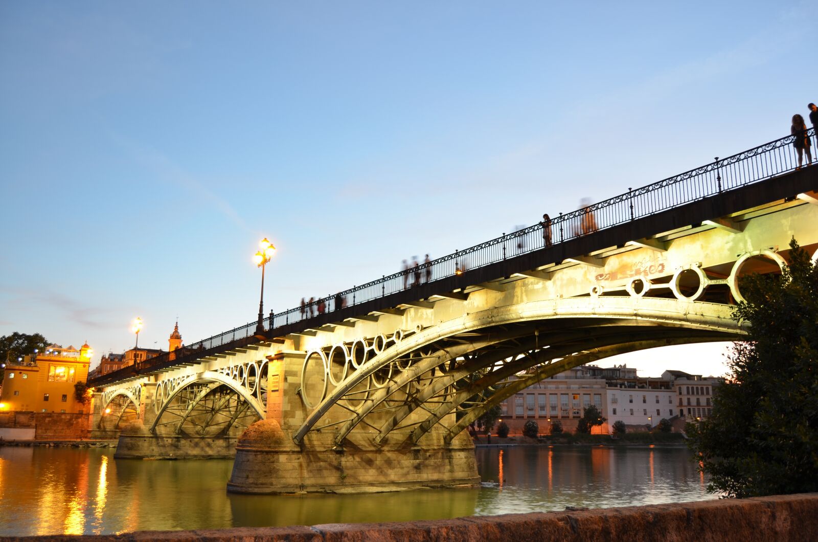 Nikon D5100 sample photo. Bridge, triana, spain photography