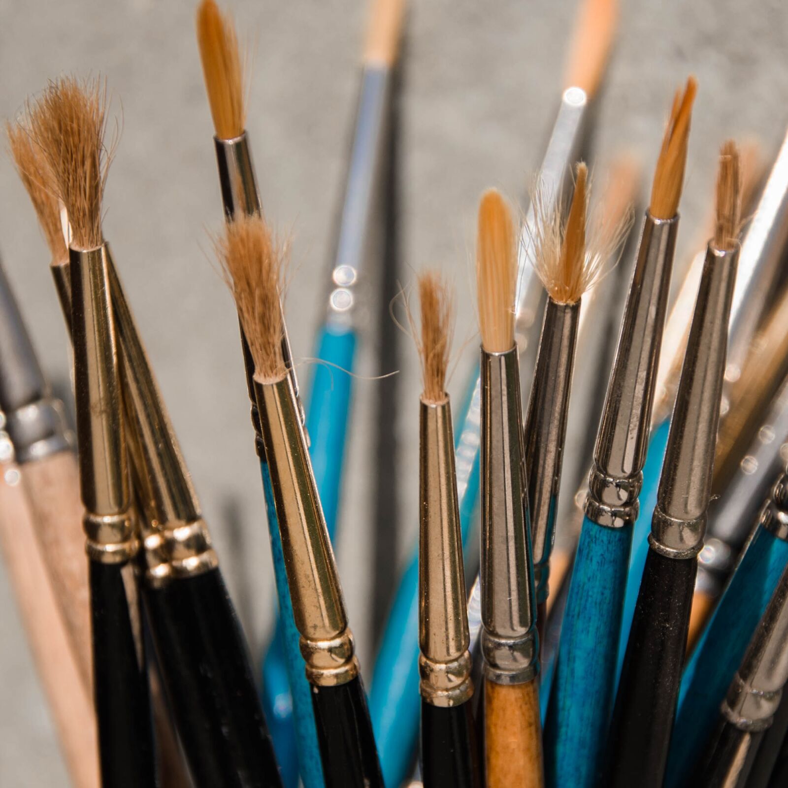 Nikon D7200 sample photo. Brushes, painting, artist photography