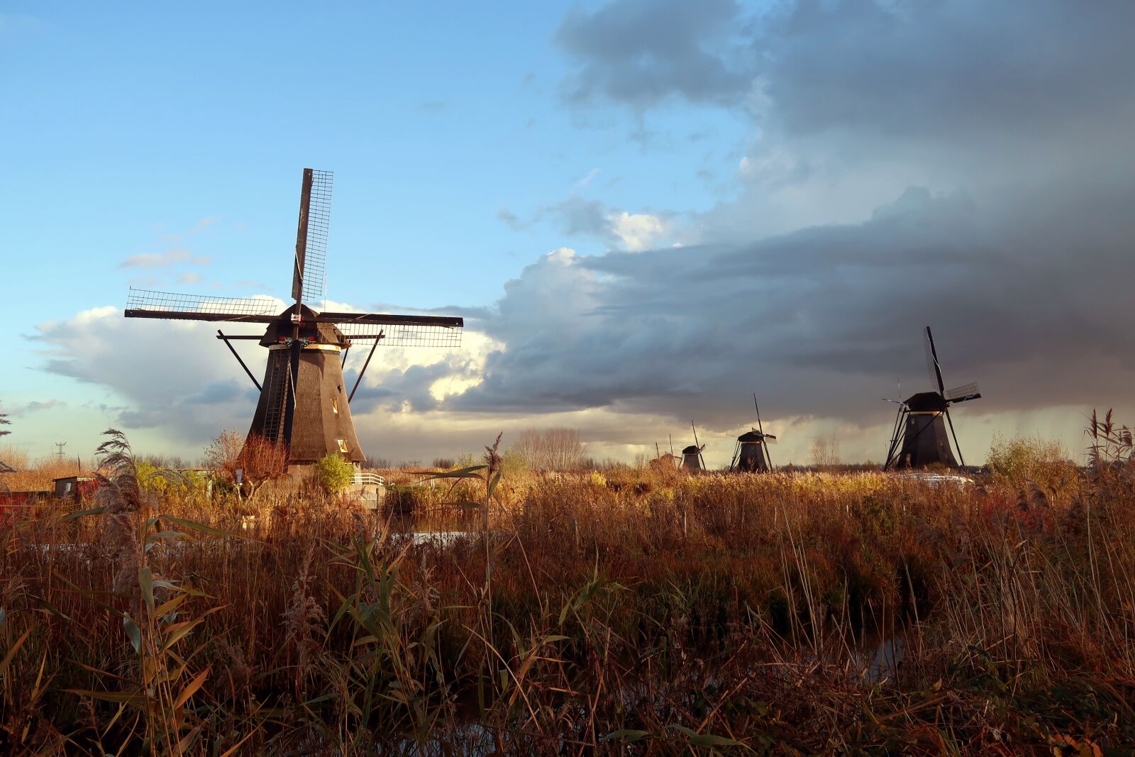 Canon PowerShot G7 X Mark II sample photo. Mill, kinderdijk, netherlands photography