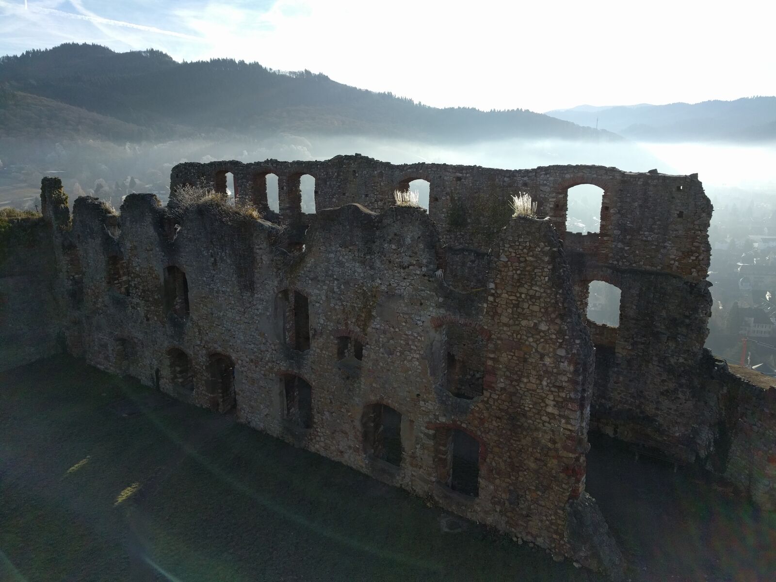 LG Nexus 5X sample photo. Ruins, mist, landscape photography