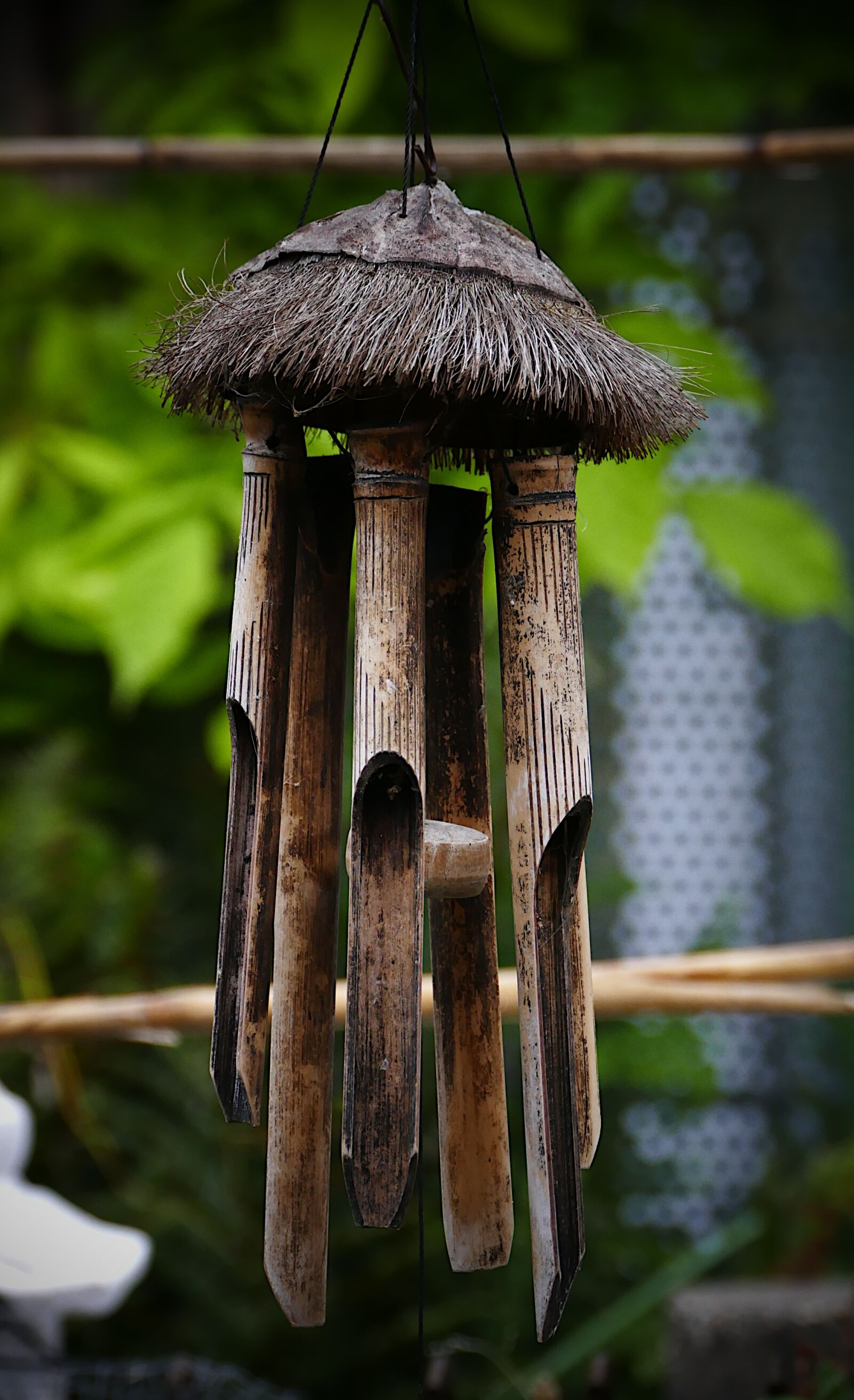 Panasonic Lumix DMC-FZ1000 sample photo. Wind chimes, bamboo, wind photography