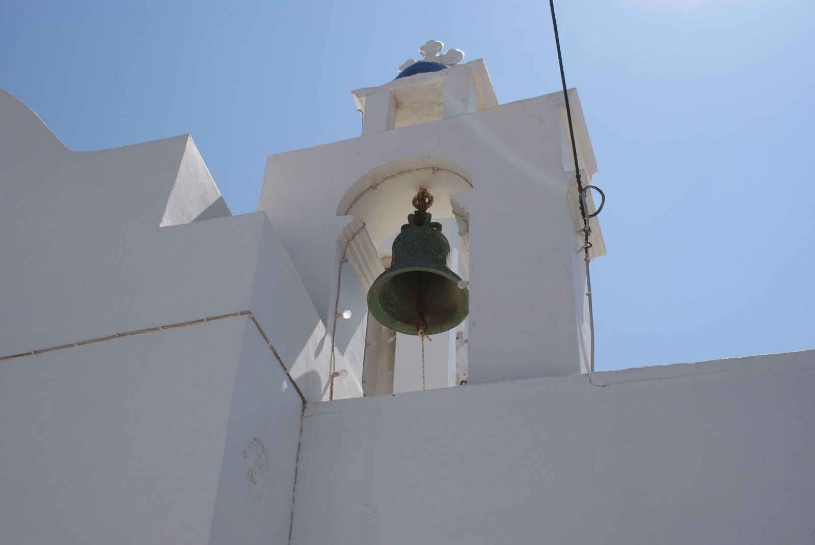Sony Alpha DSLR-A200 sample photo. Church, greece, sky photography