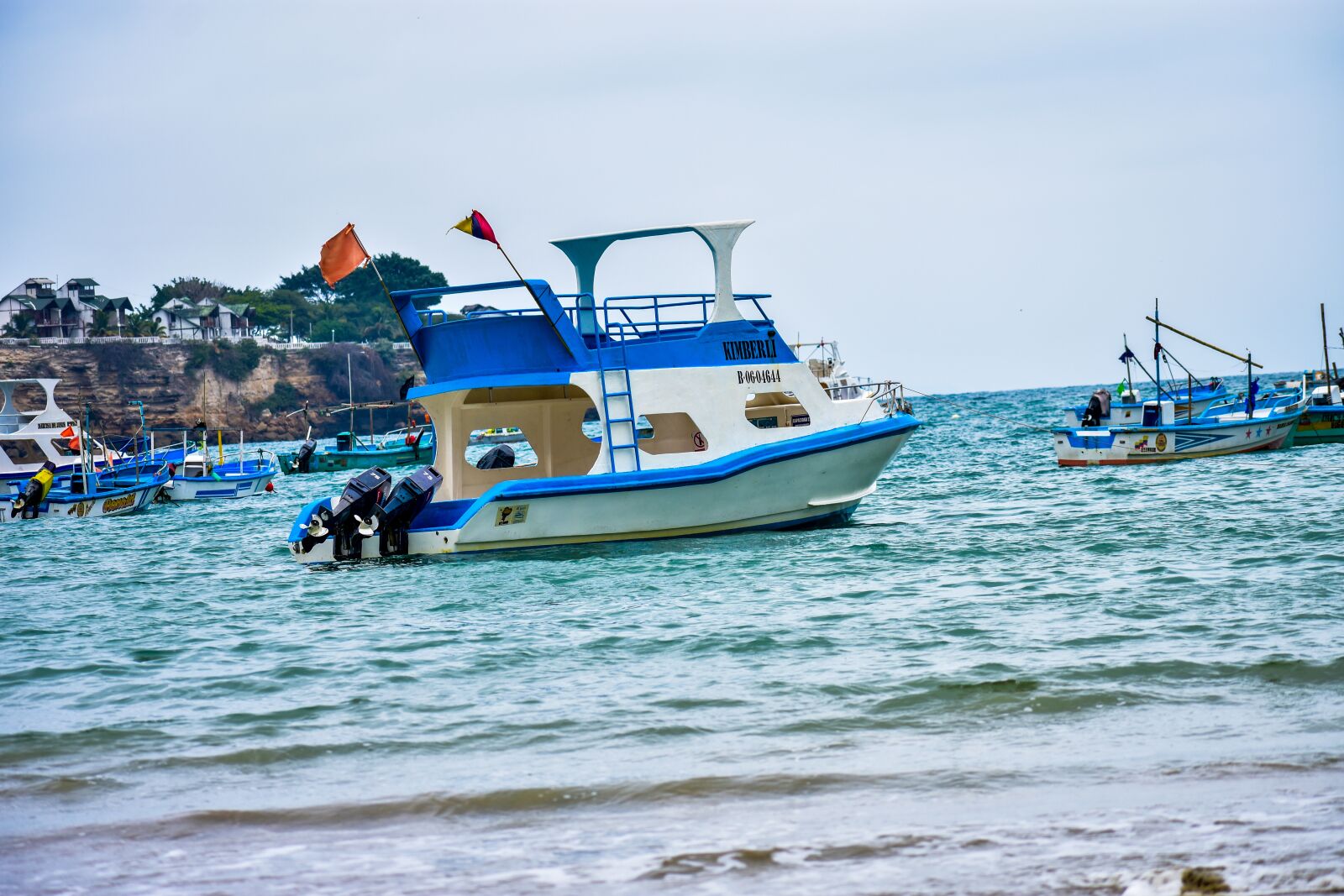 Nikon D3400 sample photo. Boat, sea, blue photography