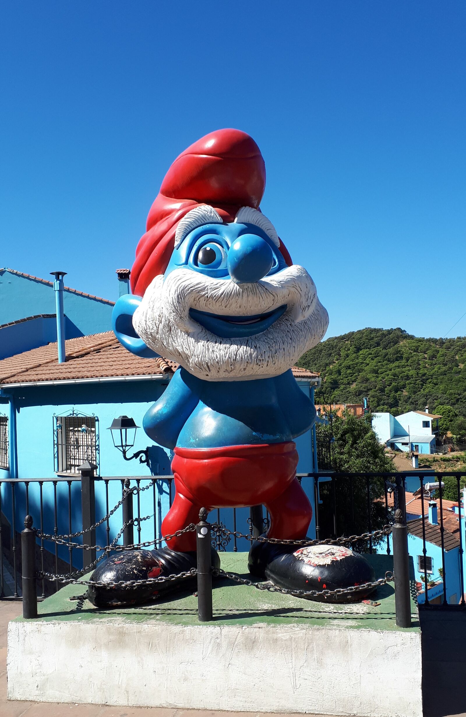 Samsung Galaxy A5(2017) sample photo. Smurf, juzcar, andalusia photography