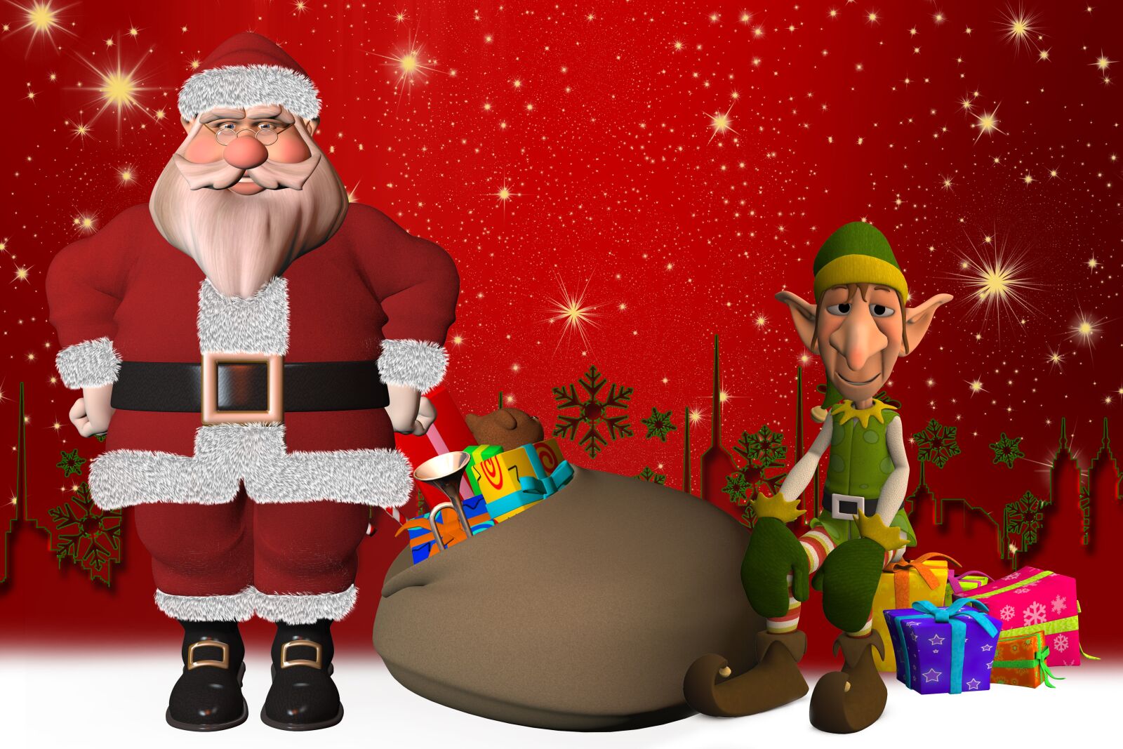 Canon EOS 50D sample photo. Santa claus, eleven, elf photography