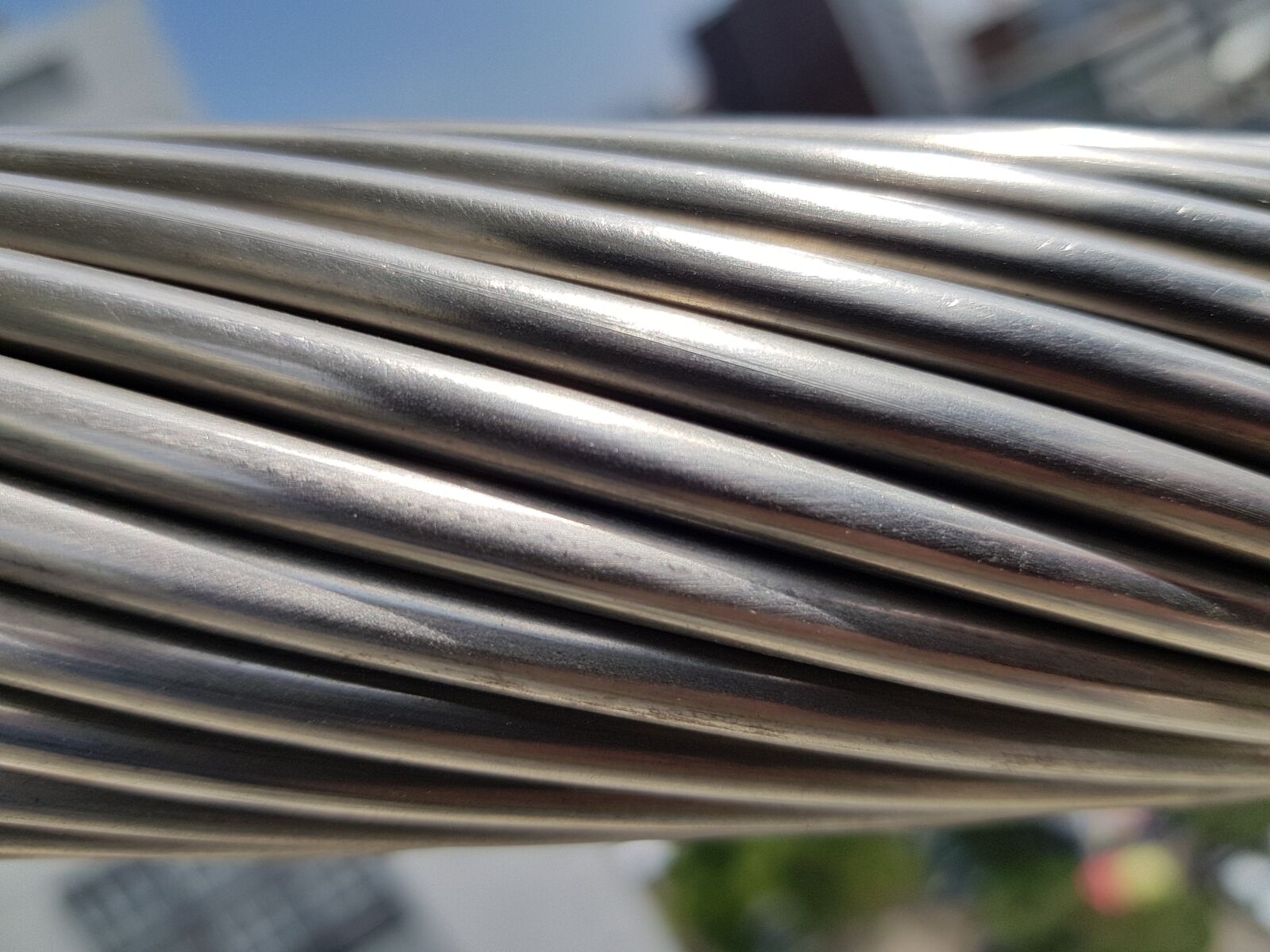 Samsung Galaxy S8 sample photo. Rope, skyscraper, last photography