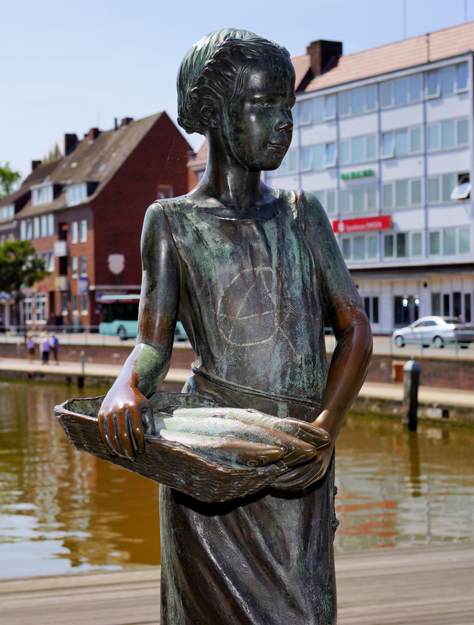 Sony a99 II sample photo. Port, emden, sculpture photography