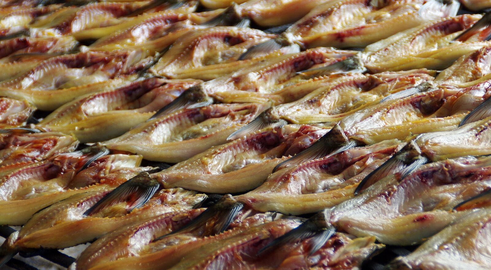 Pentax K-5 sample photo. Fish, dried, smokehouse photography