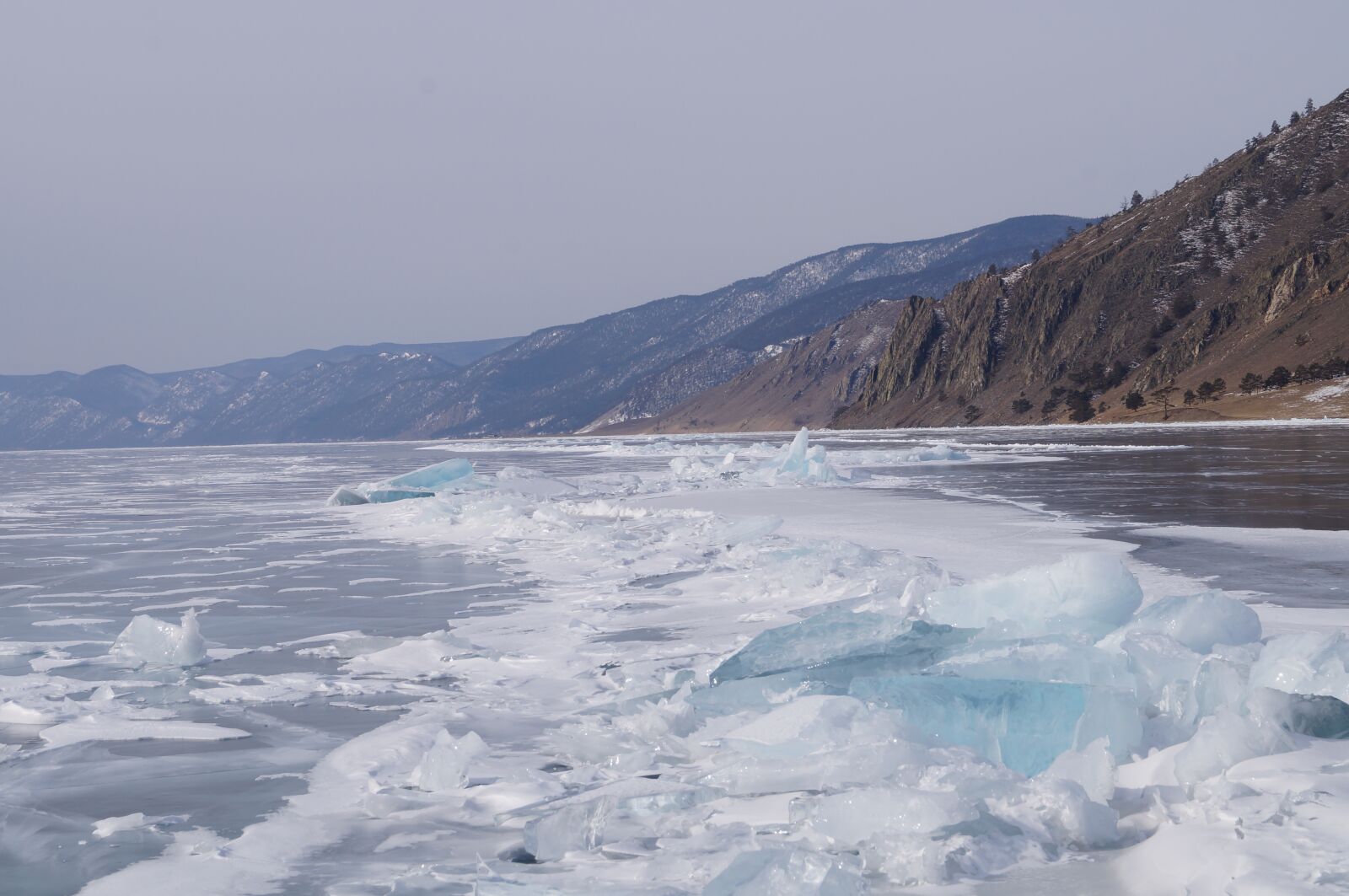 Sony SLT-A37 sample photo. Baikal, winter, ice photography