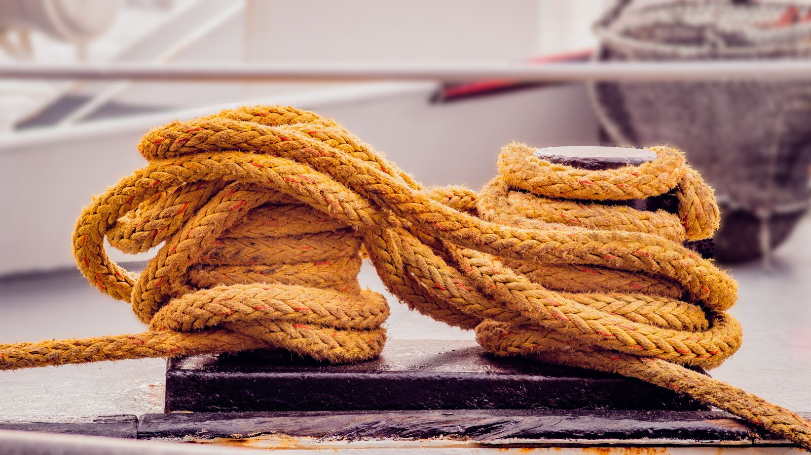 Sony SLT-A58 sample photo. Yellow, rope, fishing boat photography