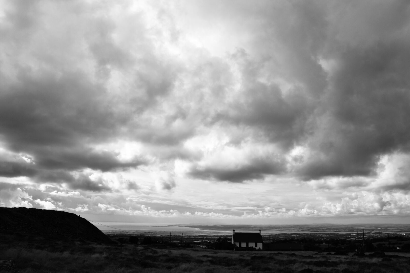 Nikon D5600 sample photo. Black white, moody sky photography