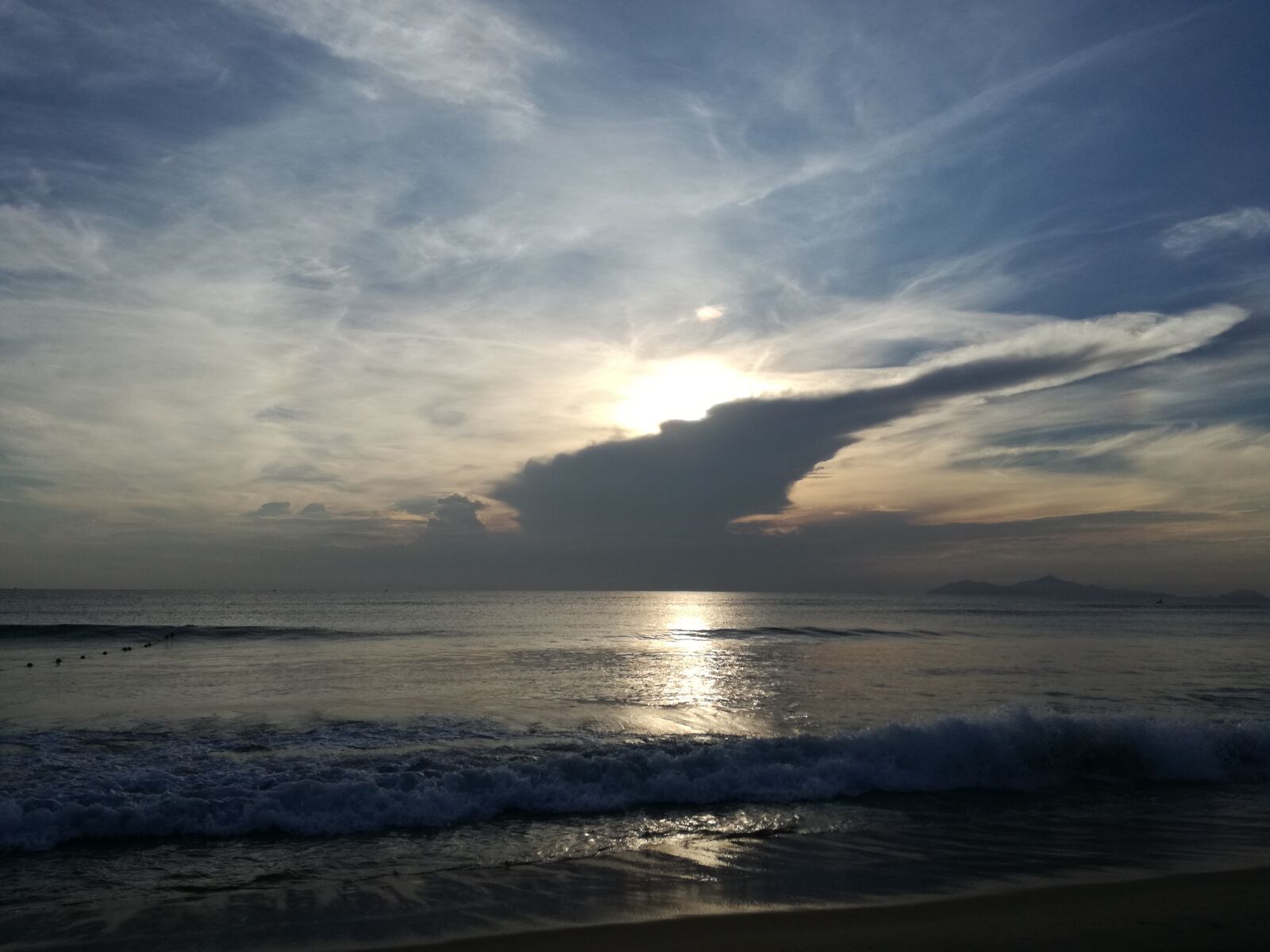 HUAWEI P9 LITE sample photo. Sun, beach, landscape photography