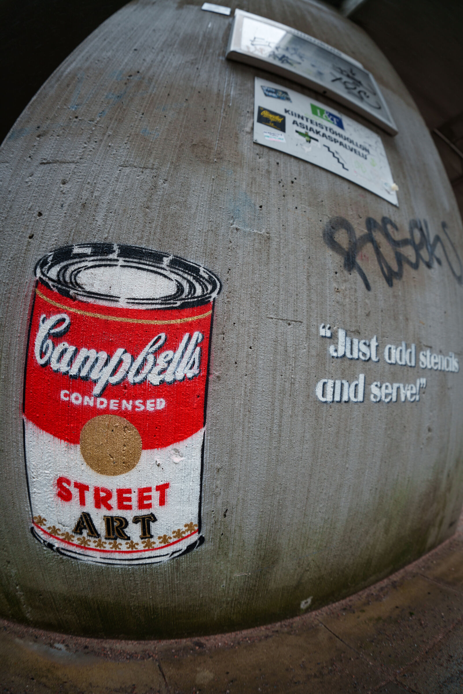 Sigma 15mm F1.4 DG DN Diagonal Fisheye Art sample photo. Graffiti street photography