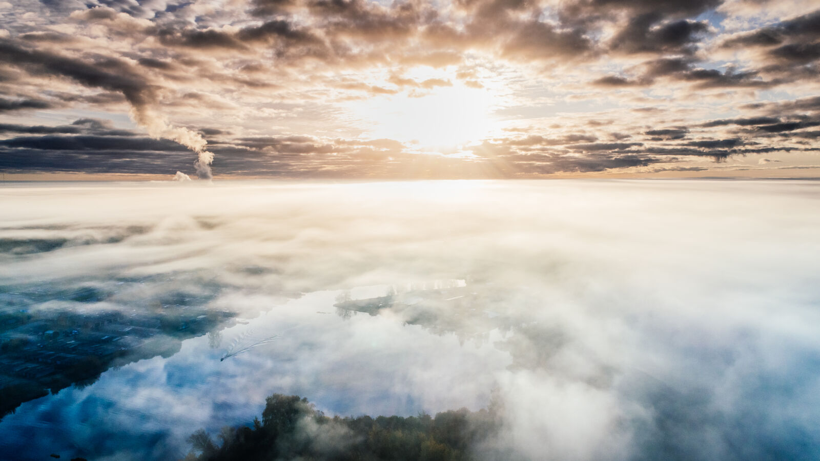 DJI FC6310 sample photo. Blue, and, white, cloudy photography
