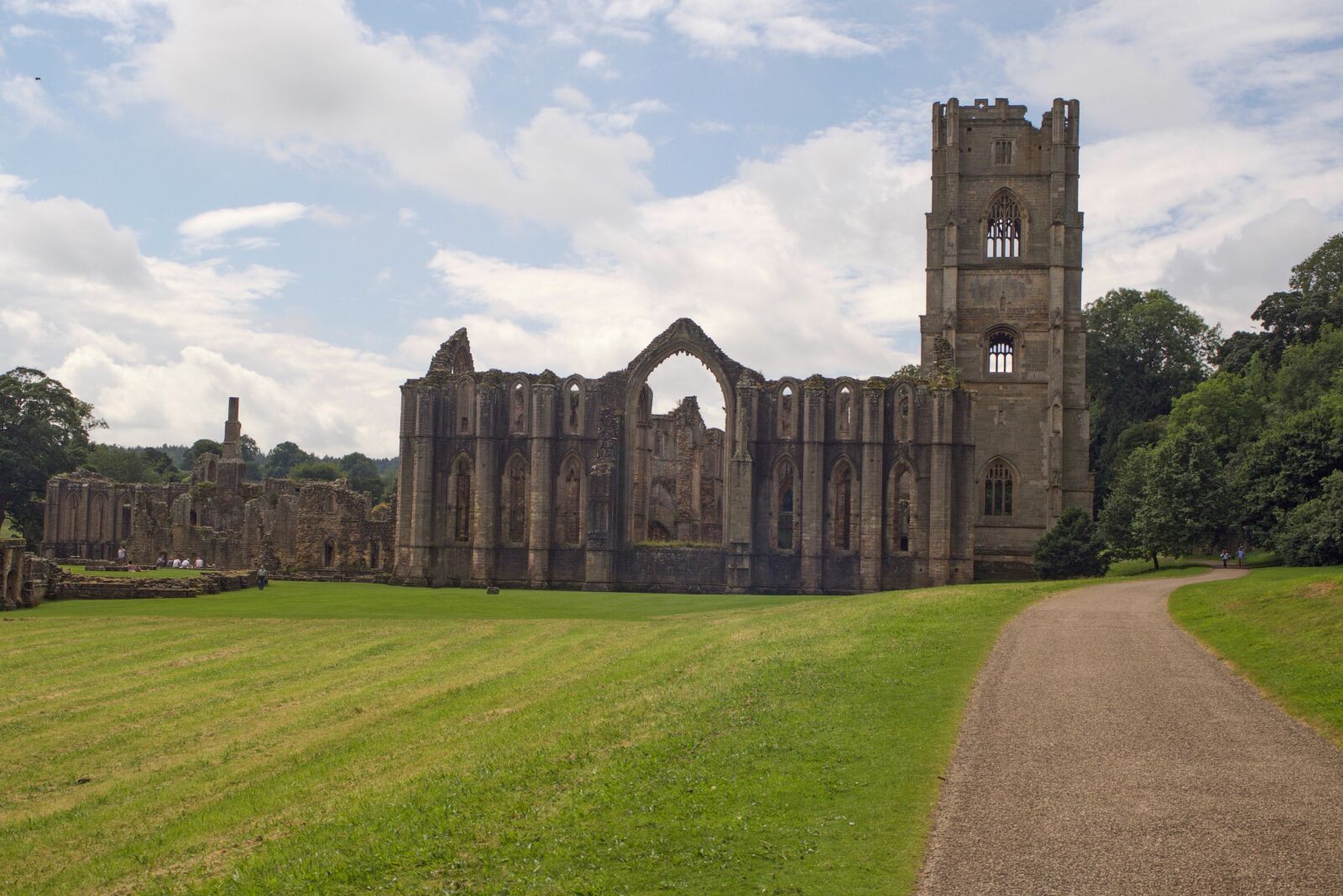 Olympus OM-D E-M10 sample photo. Fountains abbey, cistercian monastery photography