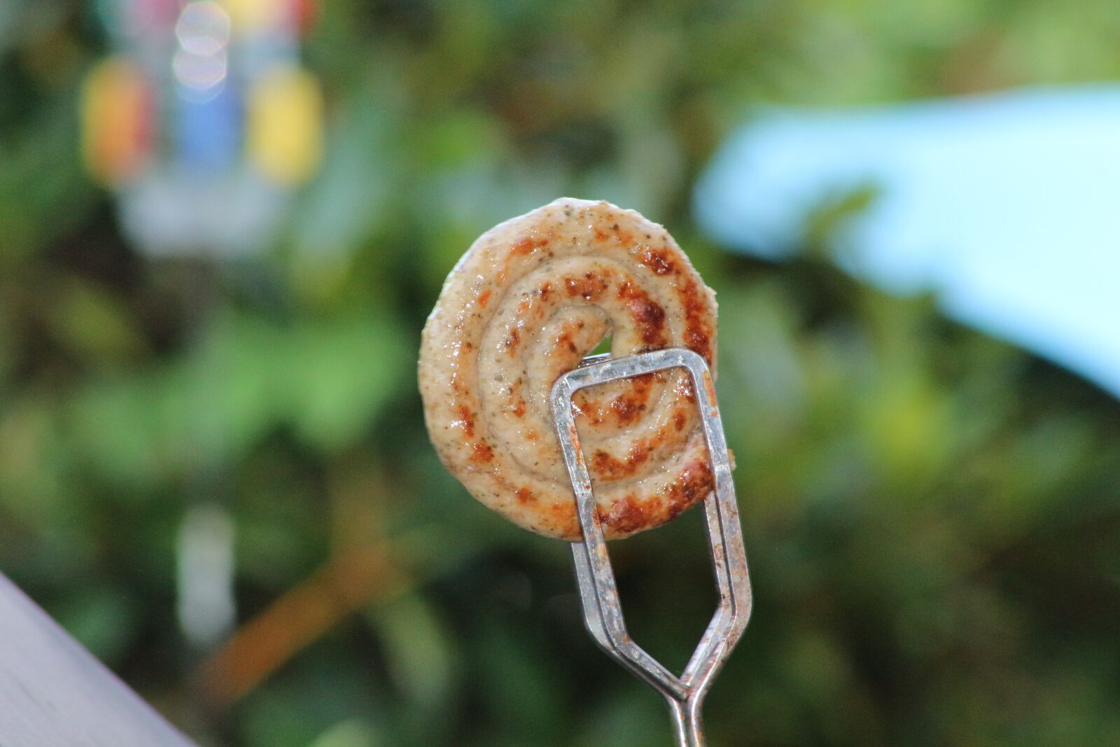Canon EOS 700D (EOS Rebel T5i / EOS Kiss X7i) sample photo. Sausage, pliers, grill sausages photography