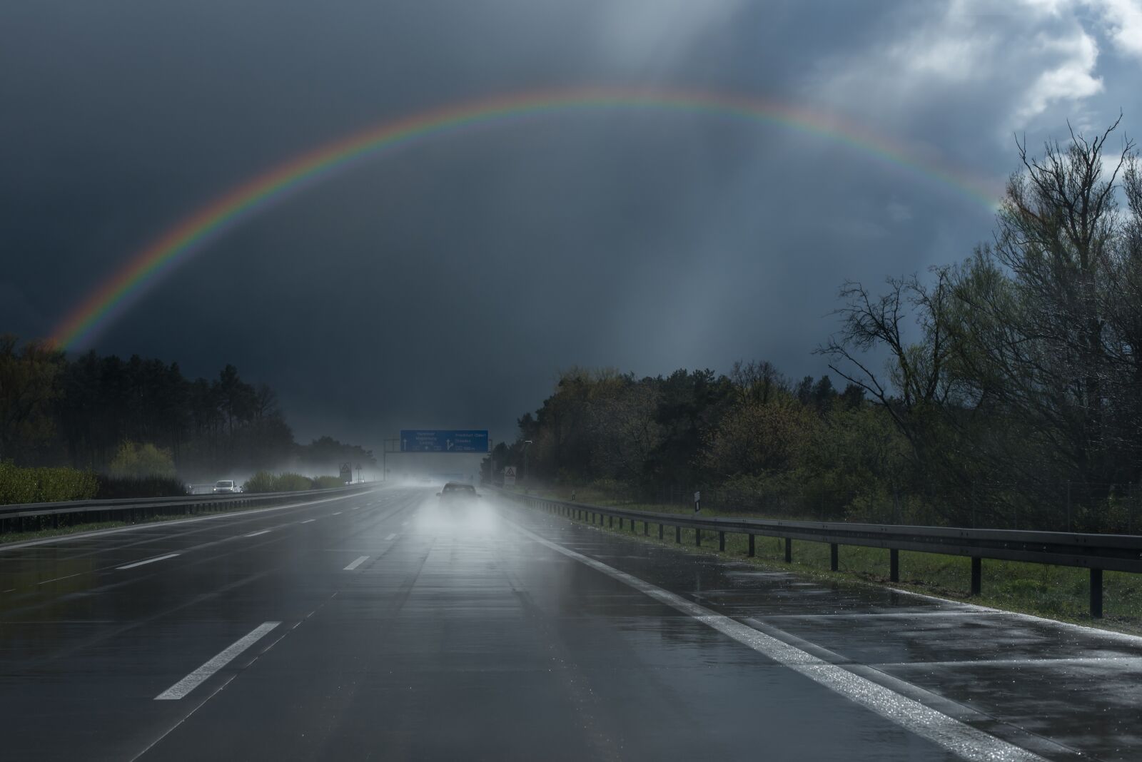 Nikon D750 sample photo. April, april weather, rainbow photography