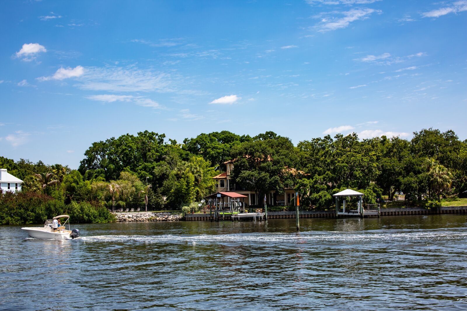 Canon EOS 5D Mark III sample photo. River, boating, fishing photography