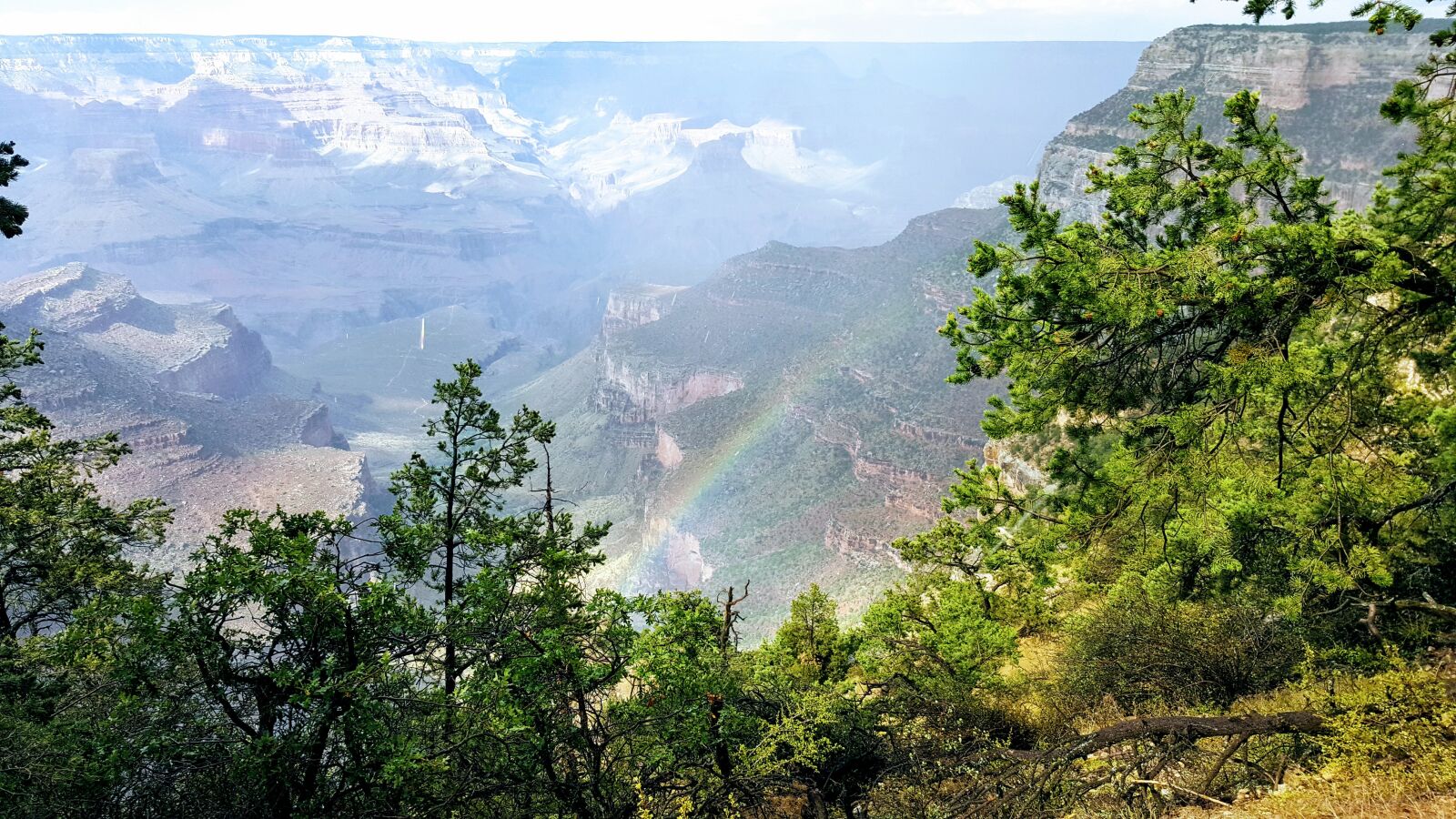 Samsung GALAXY S6 edge sample photo. Rainbow, nature, grand canyon photography