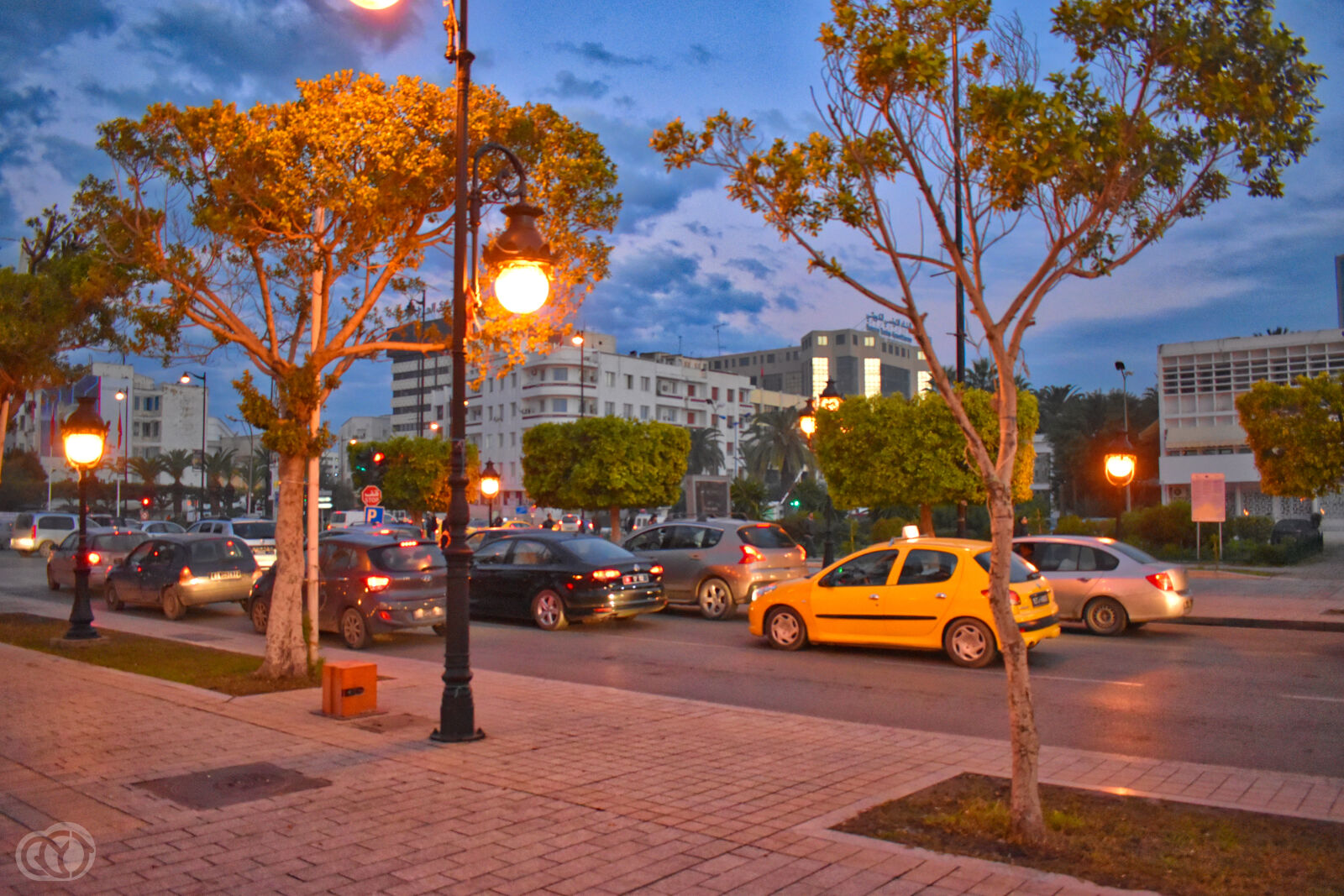 Nikon D5500 sample photo. Street, taxi, tunisia photography