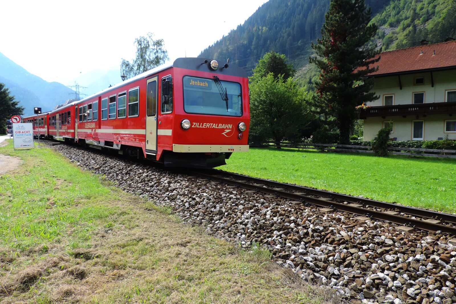 Nikon Coolpix P520 sample photo. Zillertalbahn, train, zillertal photography