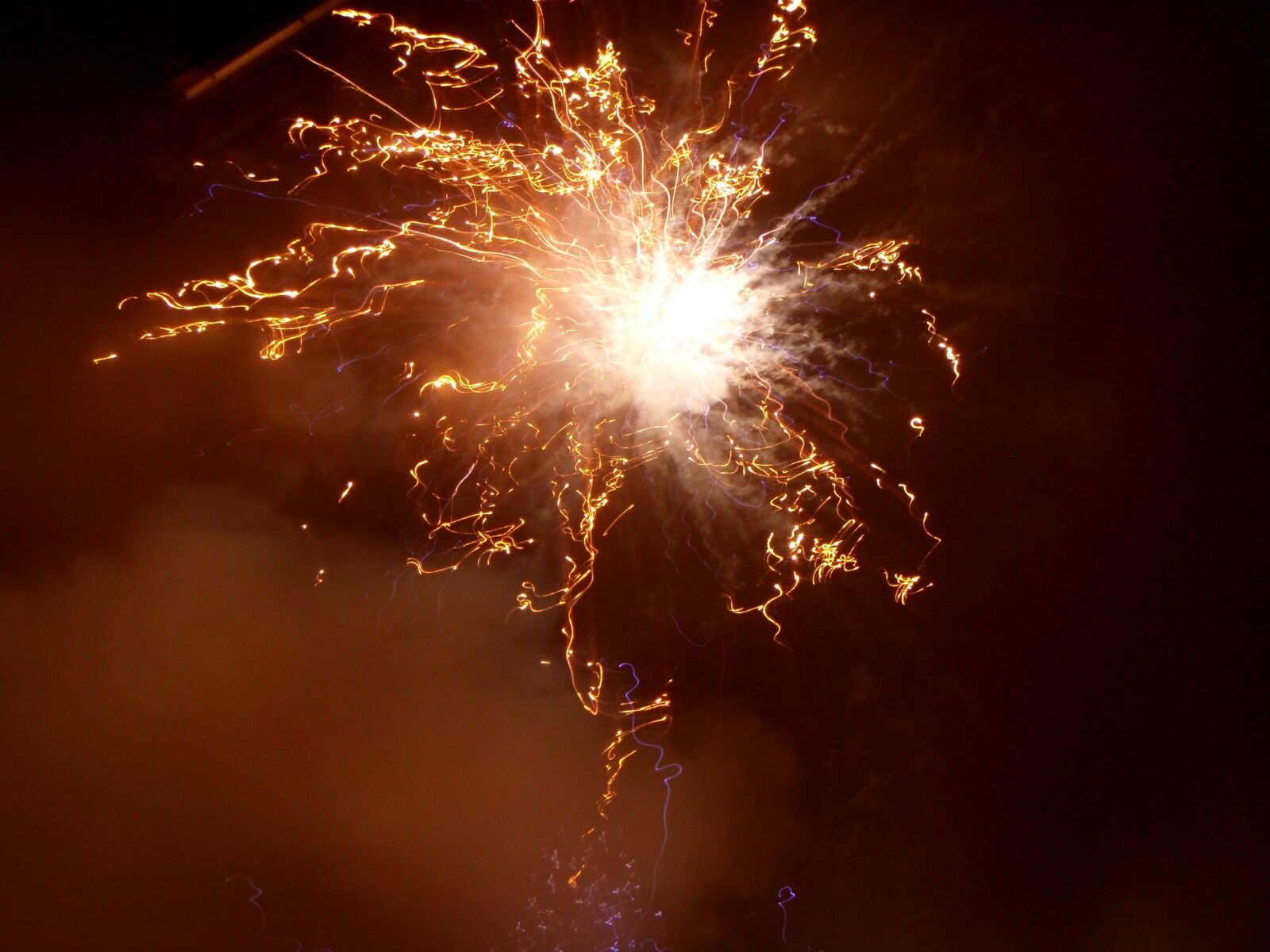 Olympus u790SW,S790SW sample photo. Fireworks, rocket, new year's photography