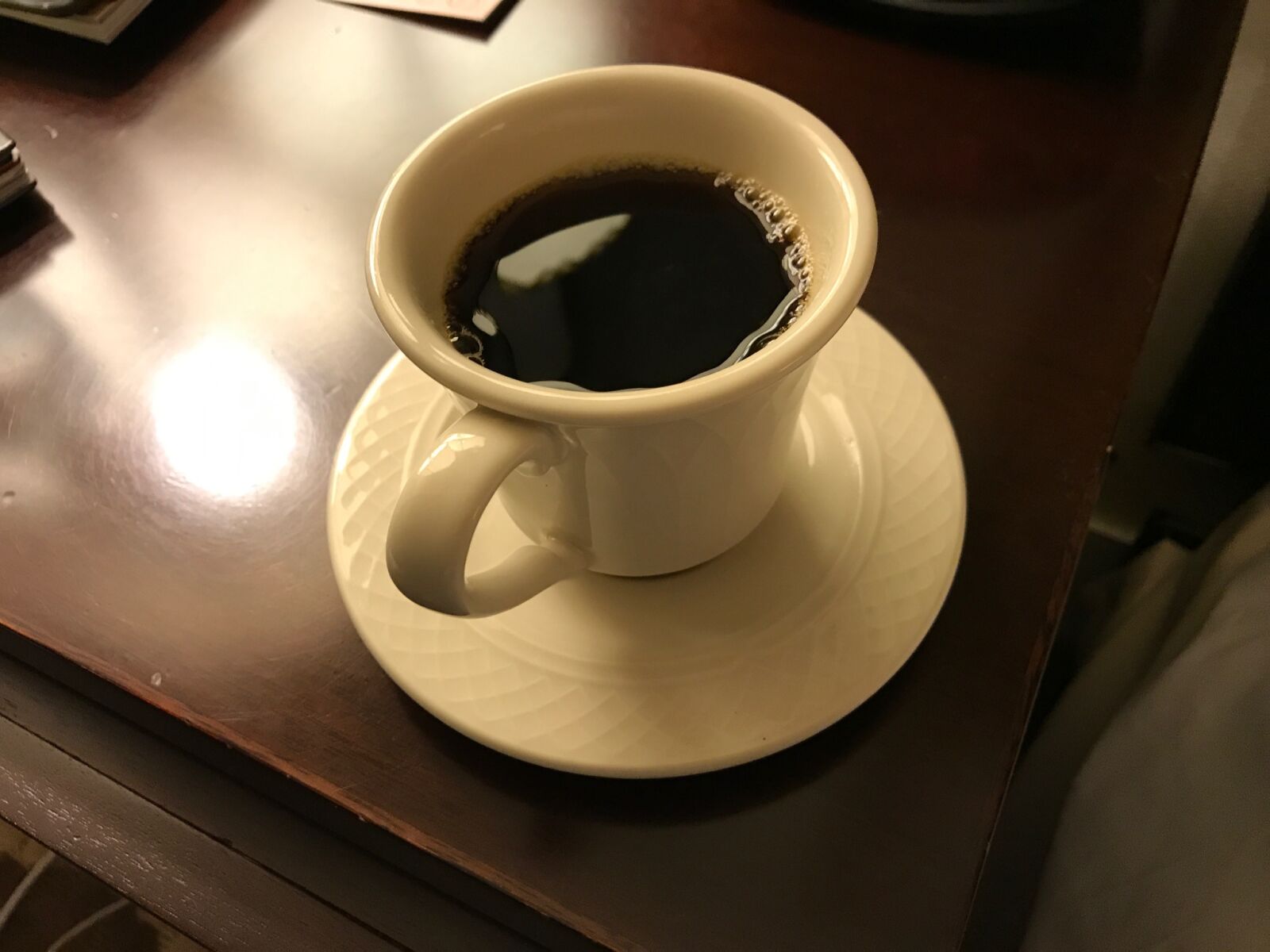 iPhone 7 back camera 3.99mm f/1.8 sample photo. Coffee, cup photography