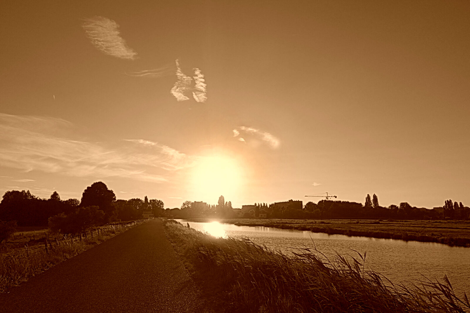 Sony Cyber-shot DSC-RX100 sample photo. Dusk, evening, holland, landscape photography