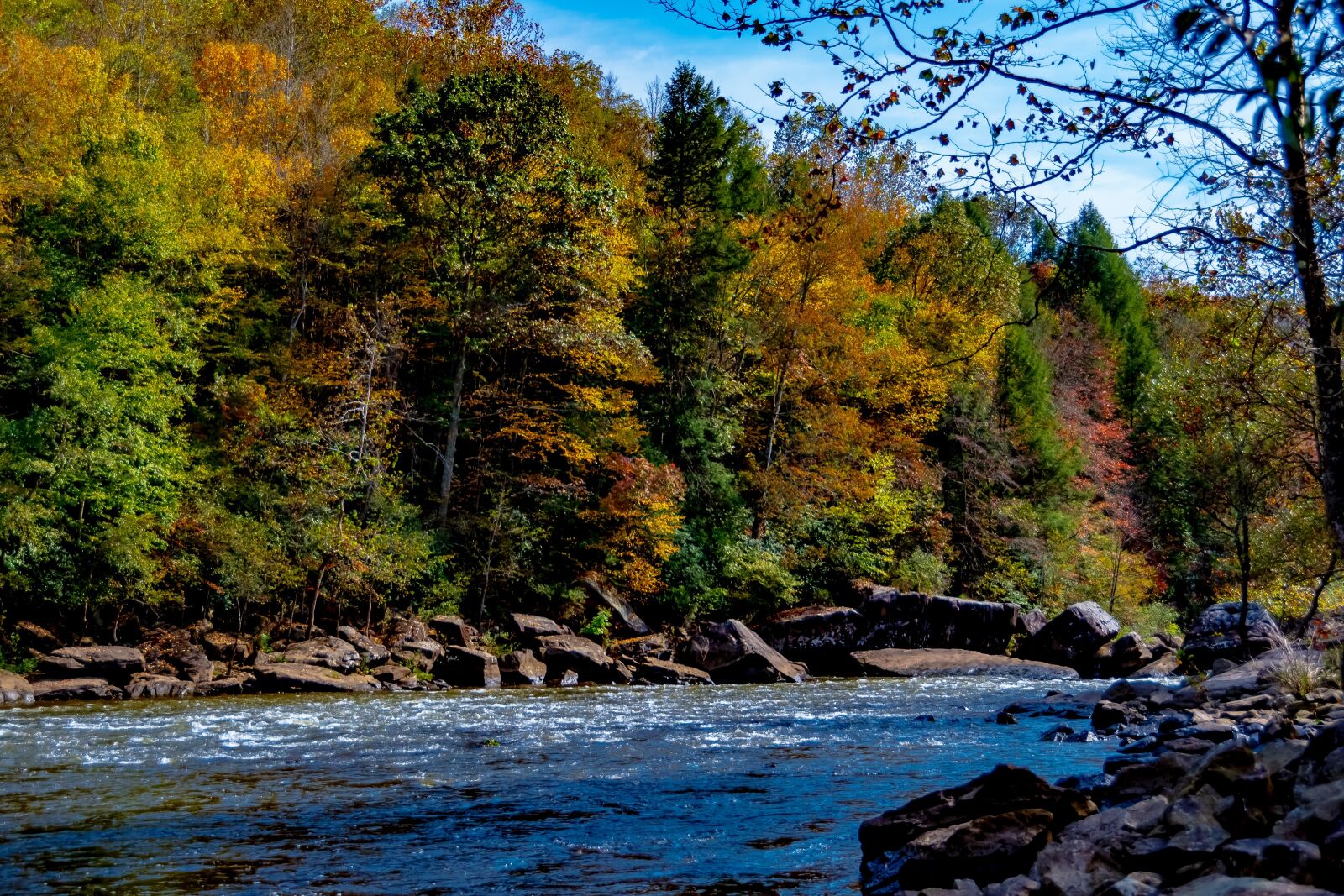 Nikon D800 sample photo. Gauley river, summersville dam photography
