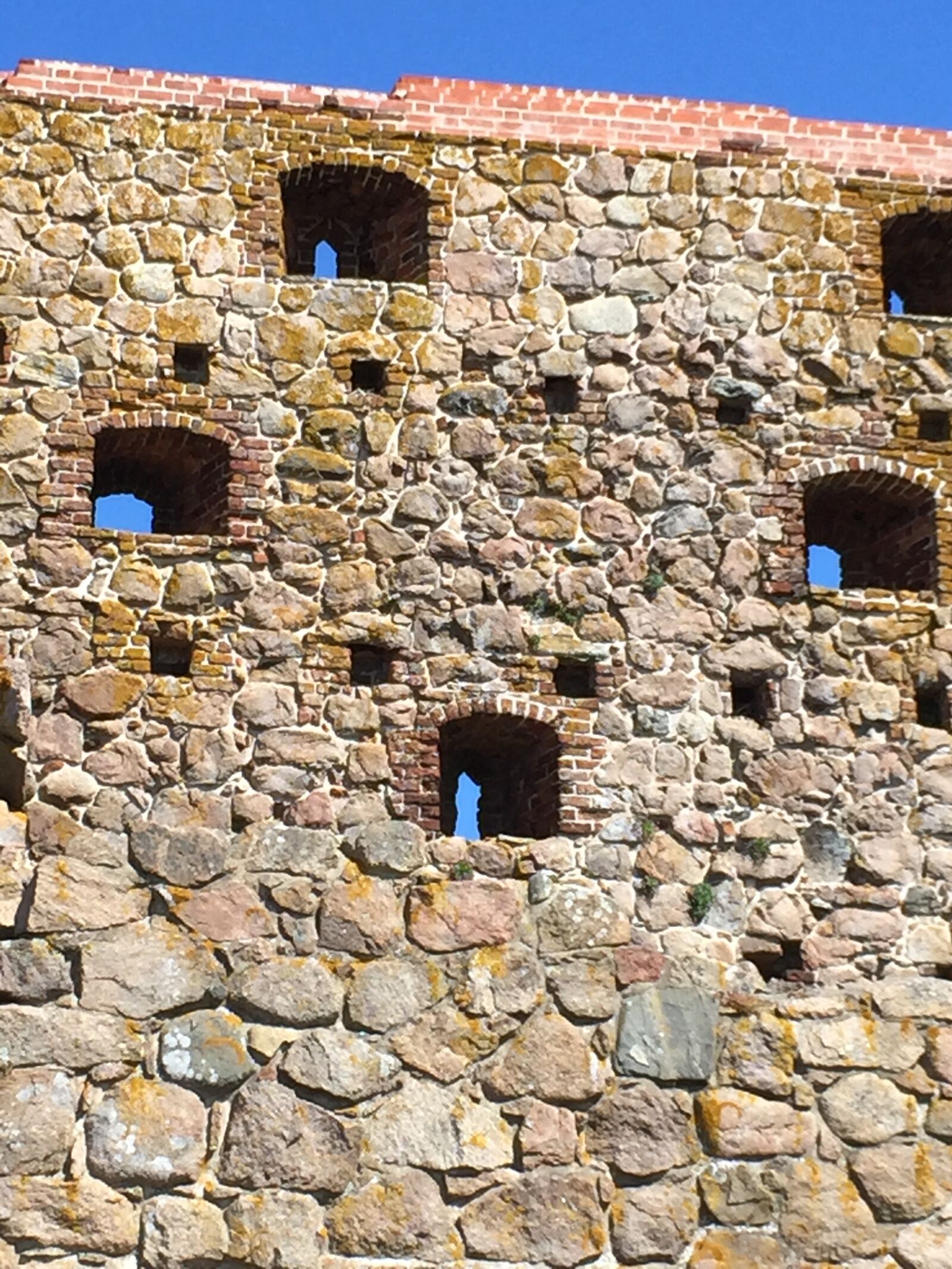 Apple iPhone 6 sample photo. Bornholm, old, wall photography