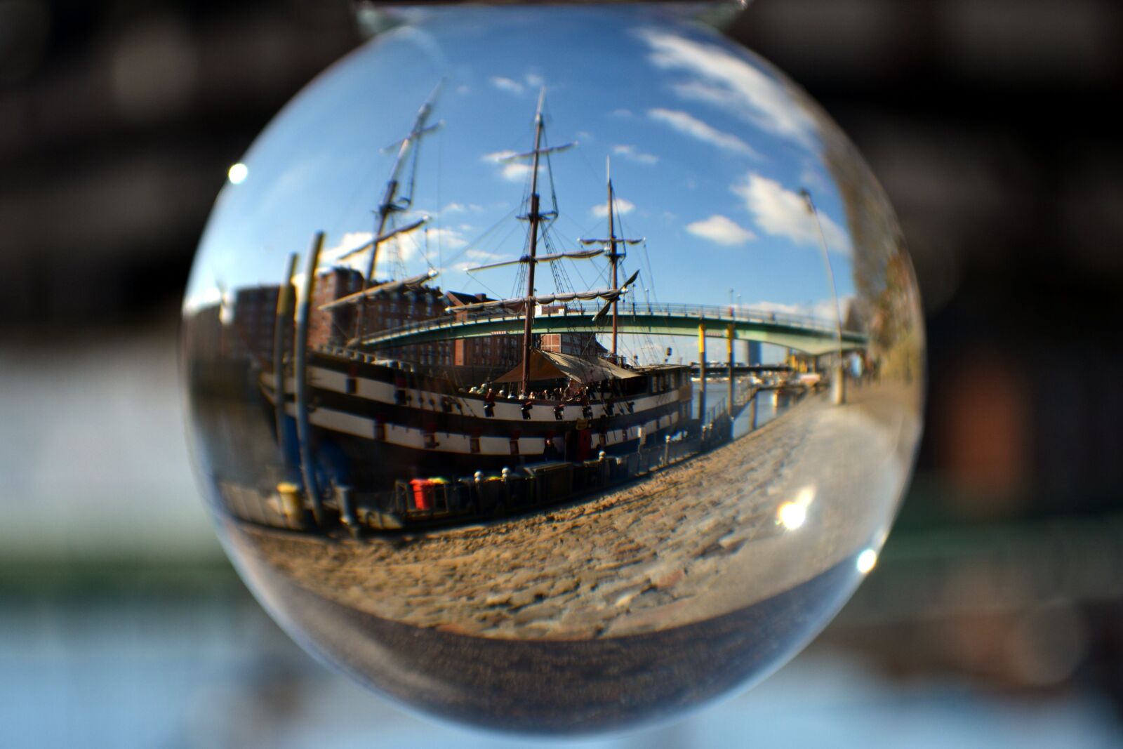 Nikon D5200 sample photo. Glass ball, spherical photography photography