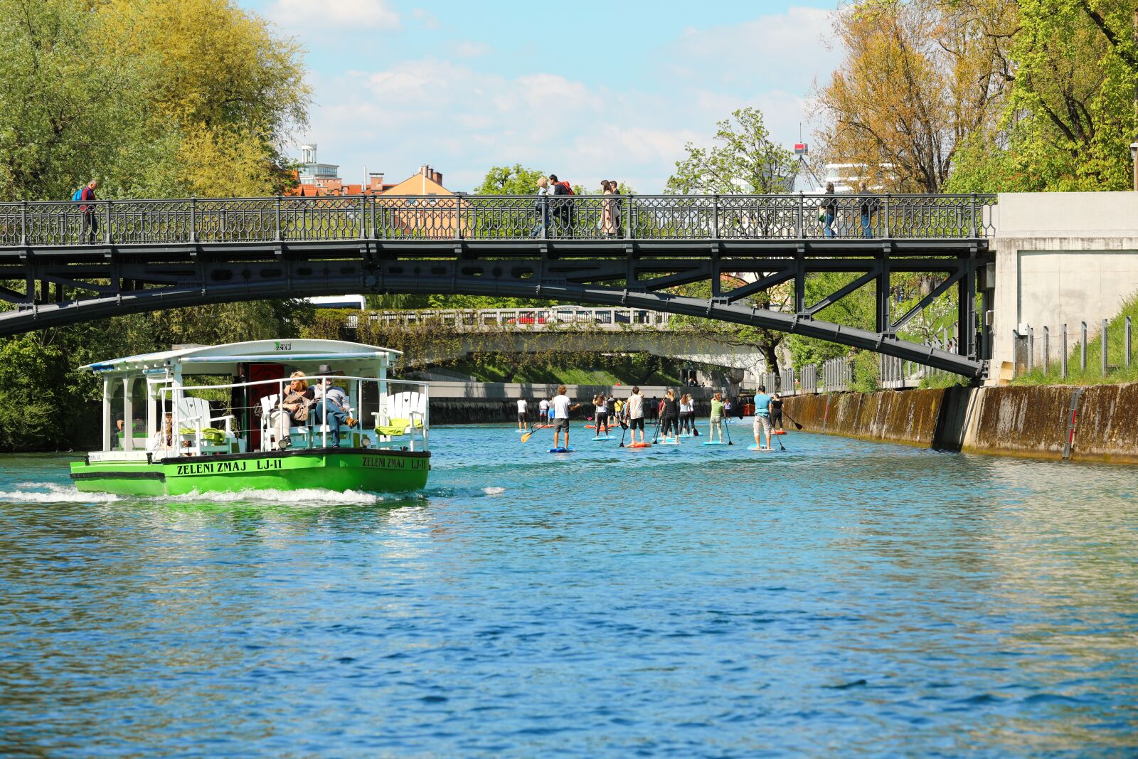 Canon EOS 5D Mark IV sample photo. Ljubljana, river, ljubljanica photography