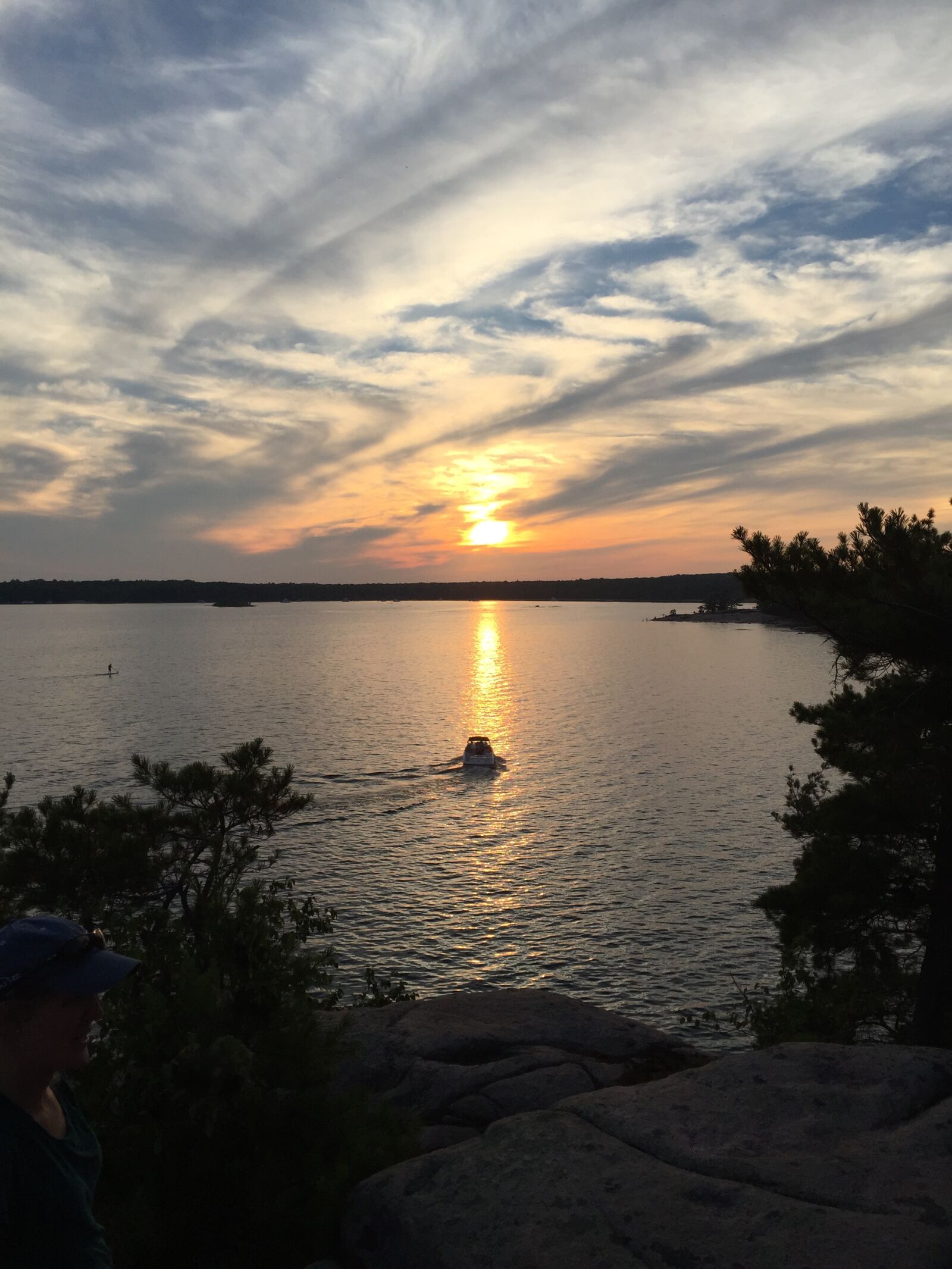 iPhone 6 back camera 4.15mm f/2.2 sample photo. Sunset, killbear park, parry photography