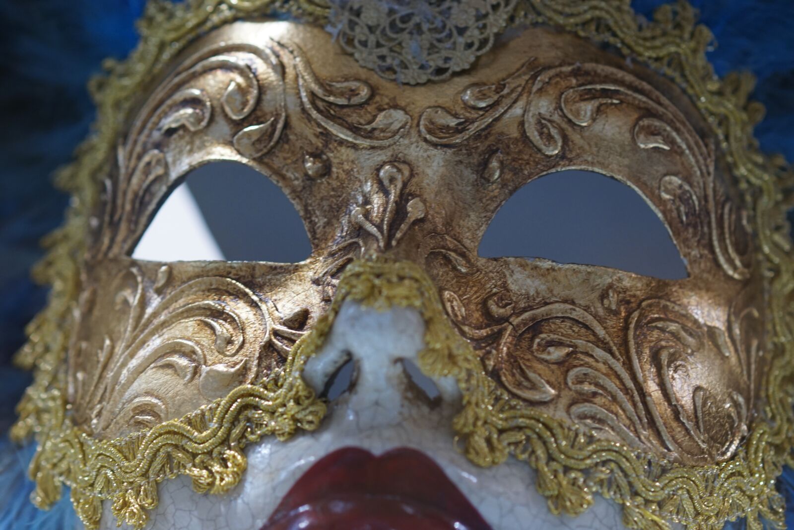 Sony ILCA-77M2 + Tamron SP AF 90mm F2.8 Di Macro sample photo. Mask, venice, carnival photography