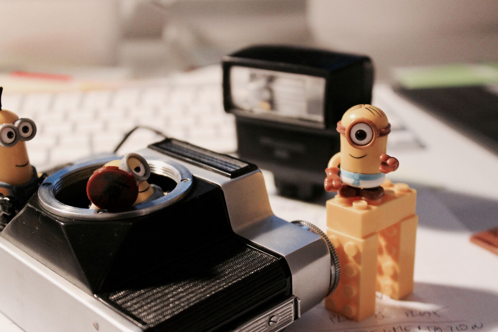 Canon EOS 600D (Rebel EOS T3i / EOS Kiss X5) sample photo. Camera, lego, makro, minionki photography