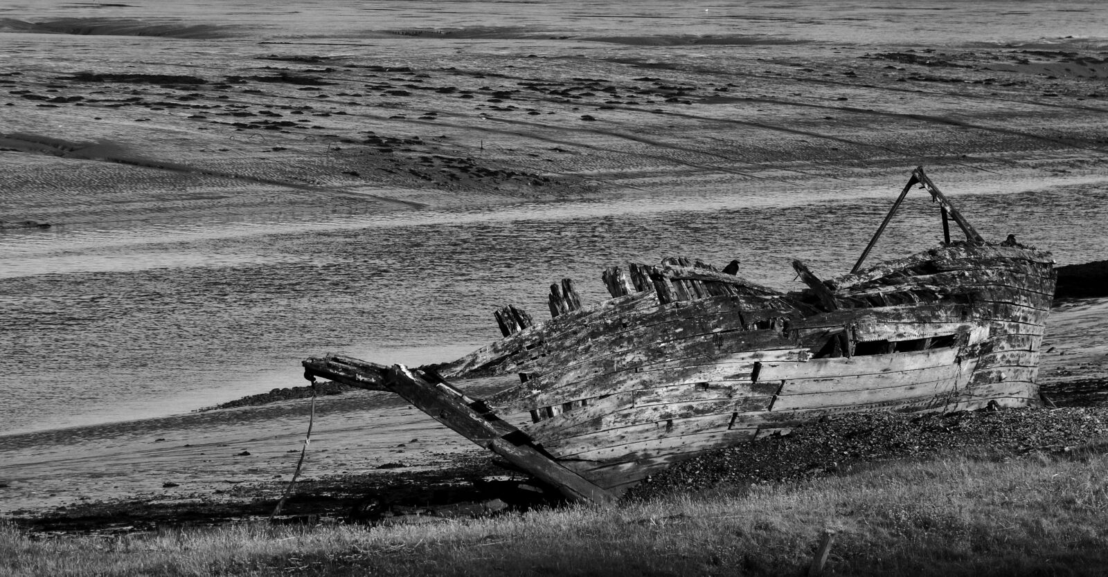 Nikon D7000 sample photo. Ship wreck, lapsed, scotland photography