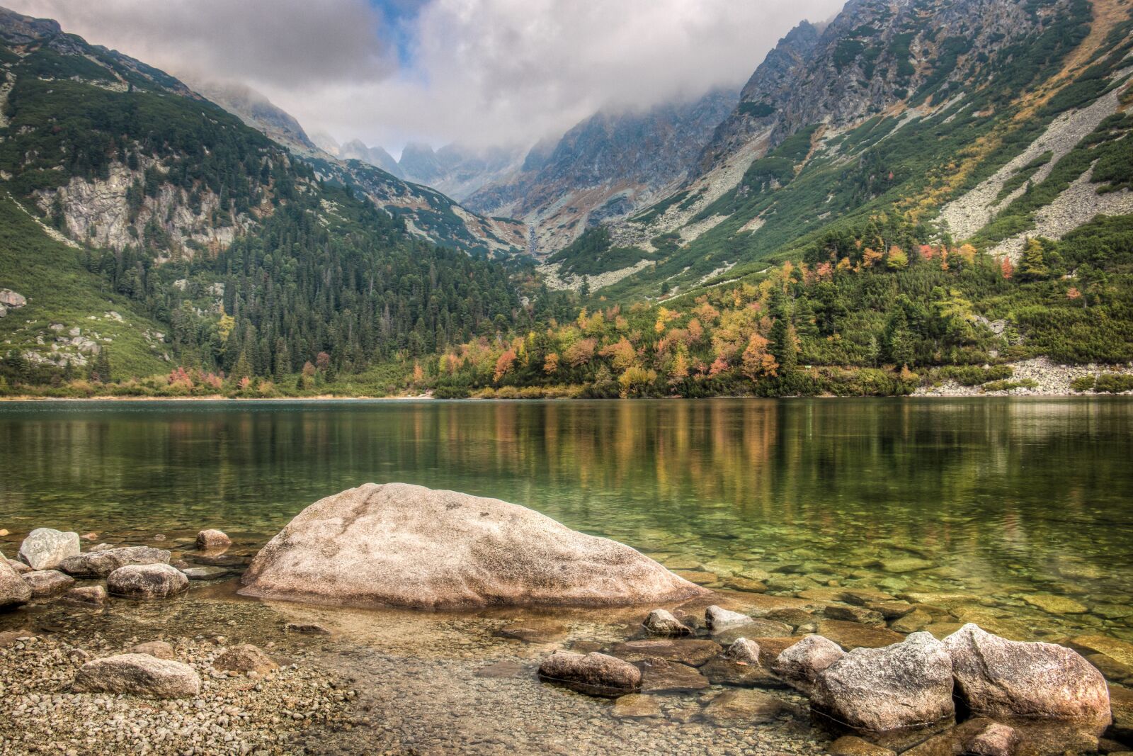 Canon EOS 70D sample photo. Bergsee, high tatras, water photography