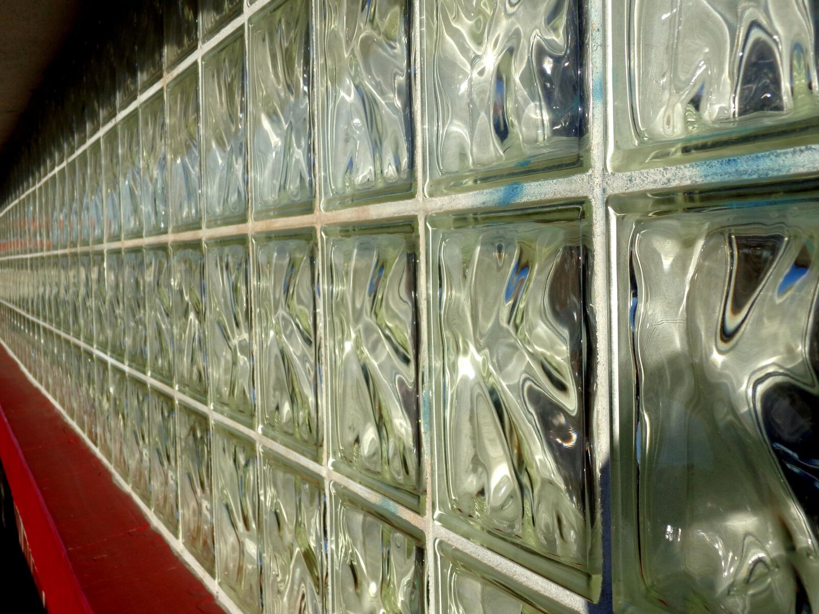 Sony DSC-W690 sample photo. "Wall, glass, brick window" photography