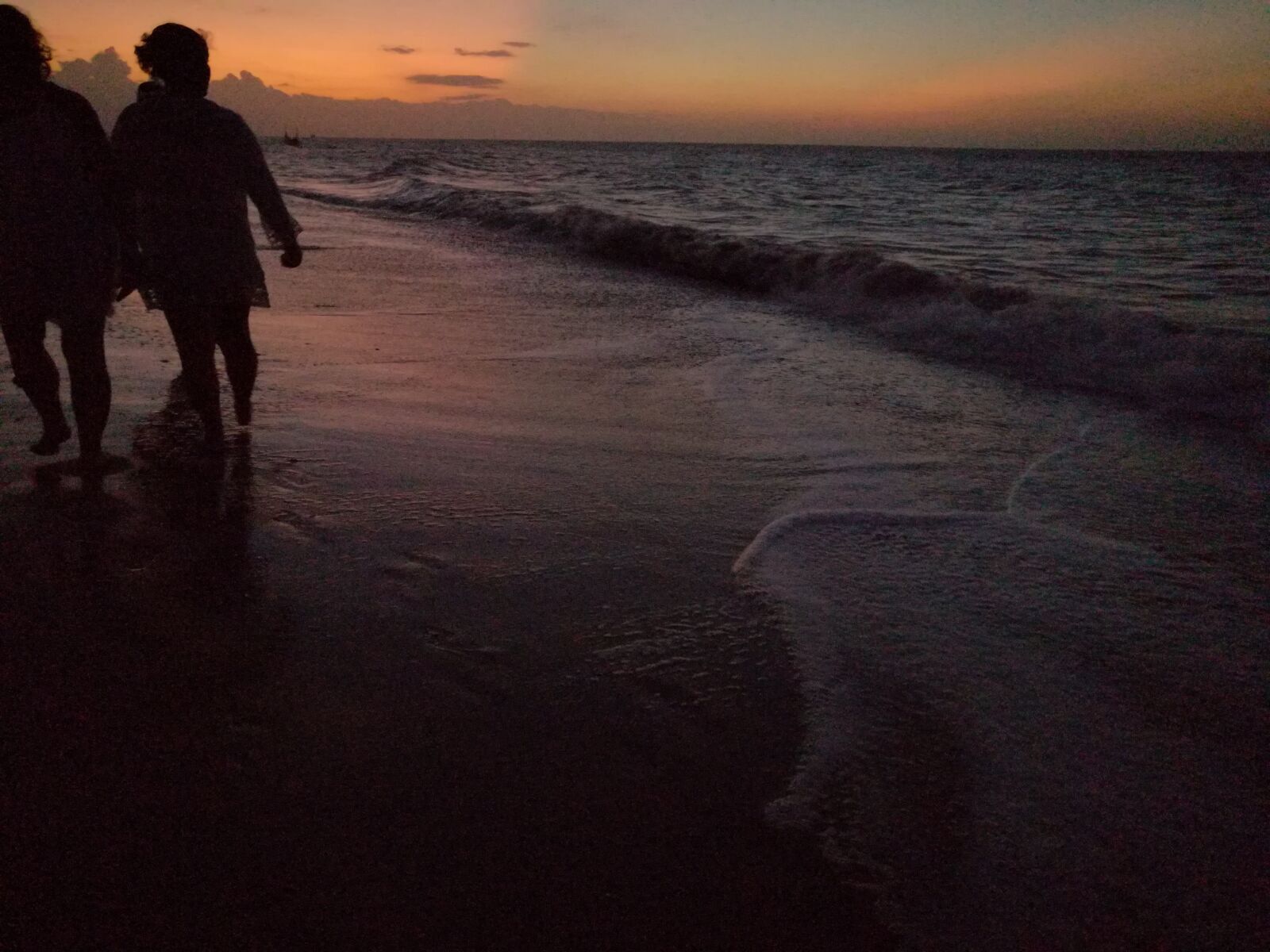 HUAWEI MATE 9 LITE sample photo. Sea, couple, sunset photography