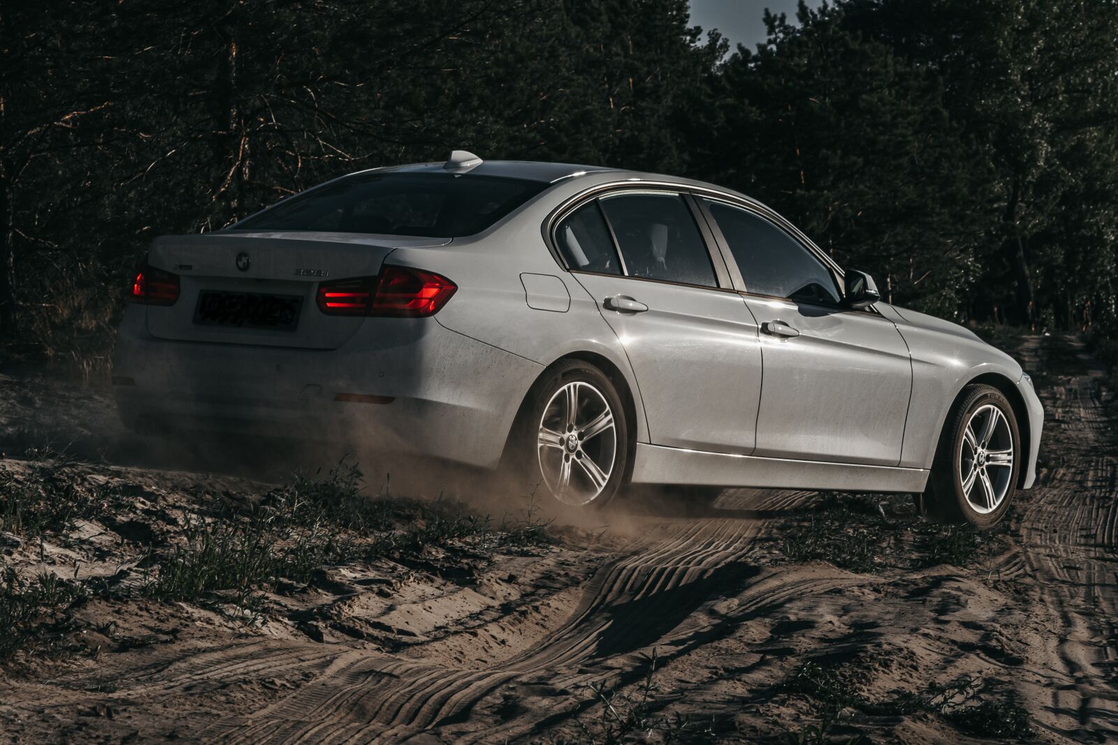 Sony a7 II + Sony FE 85mm F1.8 sample photo. Car, bmw, forest photography