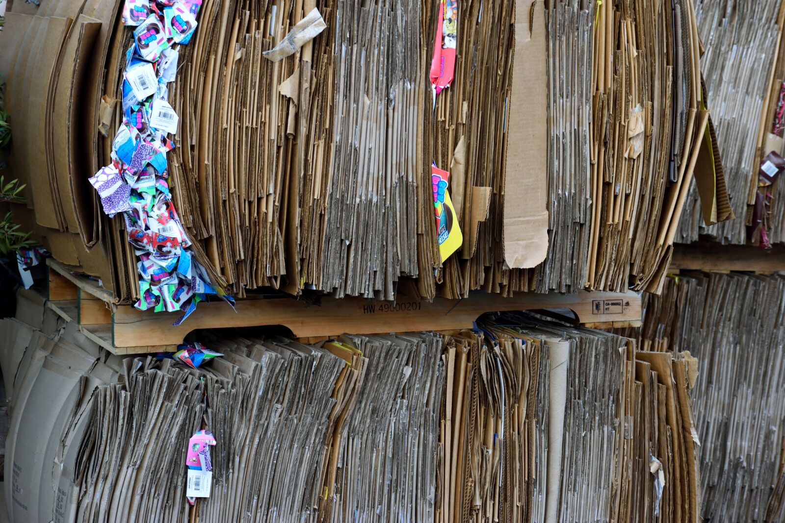 Nikon D3300 sample photo. Recycle cardboard, paper, recycling photography