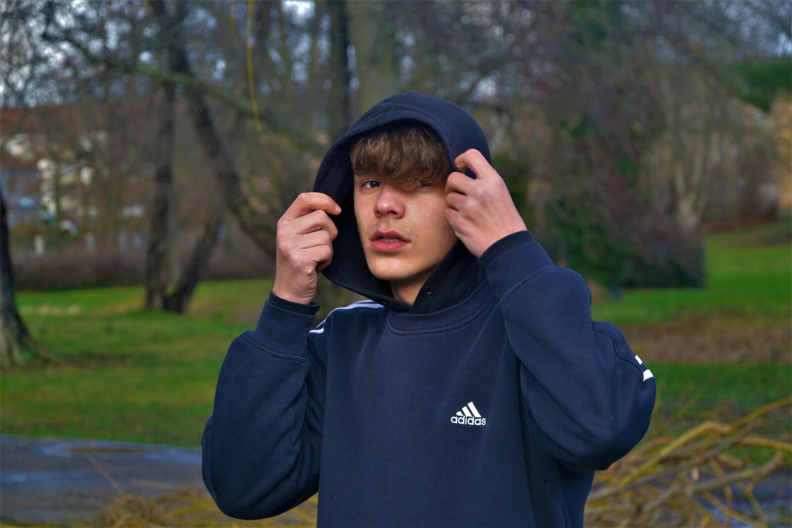 Nikon D3100 sample photo. Model, blue, young photography