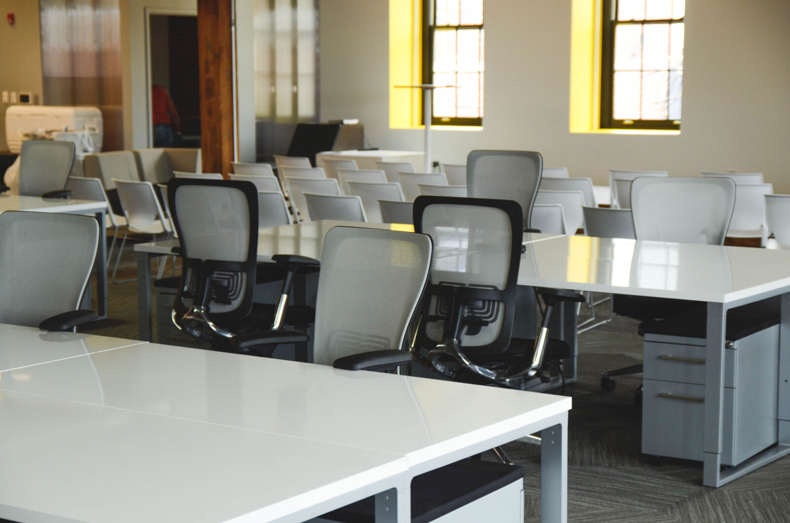Nikon D7000 sample photo. Chairs, coworking, desks, office photography