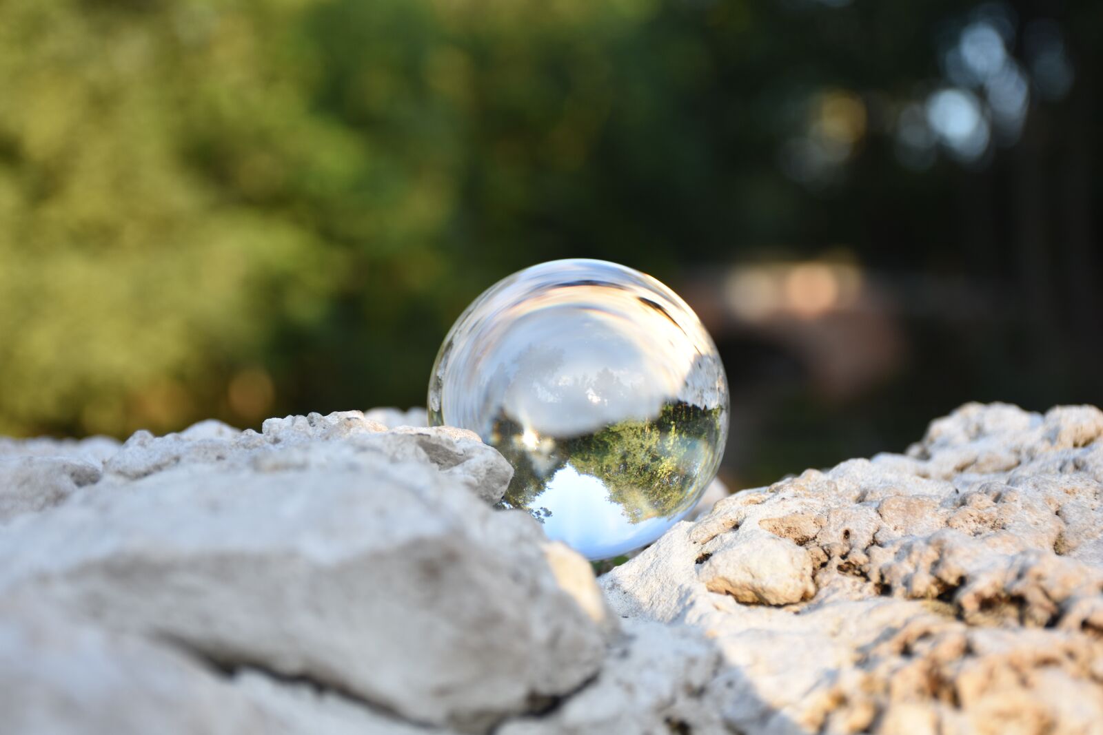 Nikon D7200 sample photo. Glass, ball, stones photography