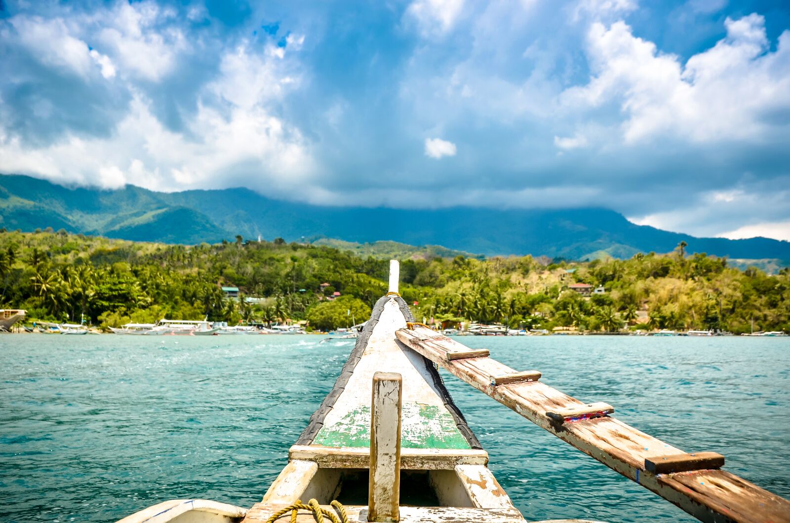 Nikon D7000 sample photo. Boat ride, mountains, sea photography